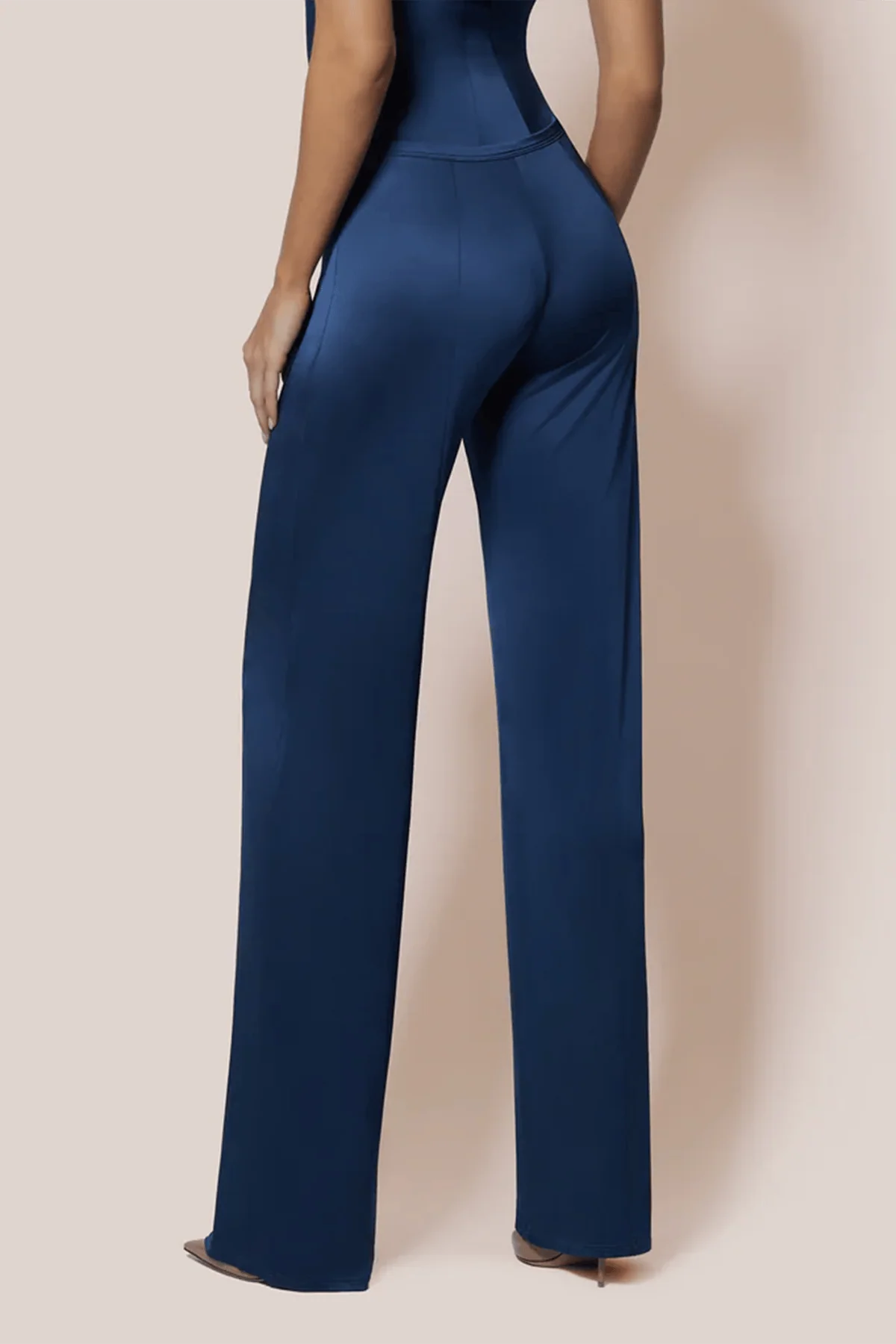 Liquid Contour Pant in French Navy - Image 4