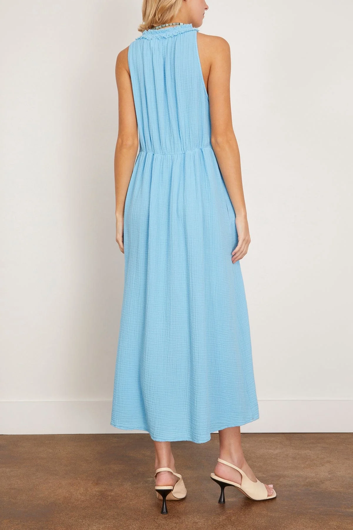Liza Dress in Atlas Blue - Image 4