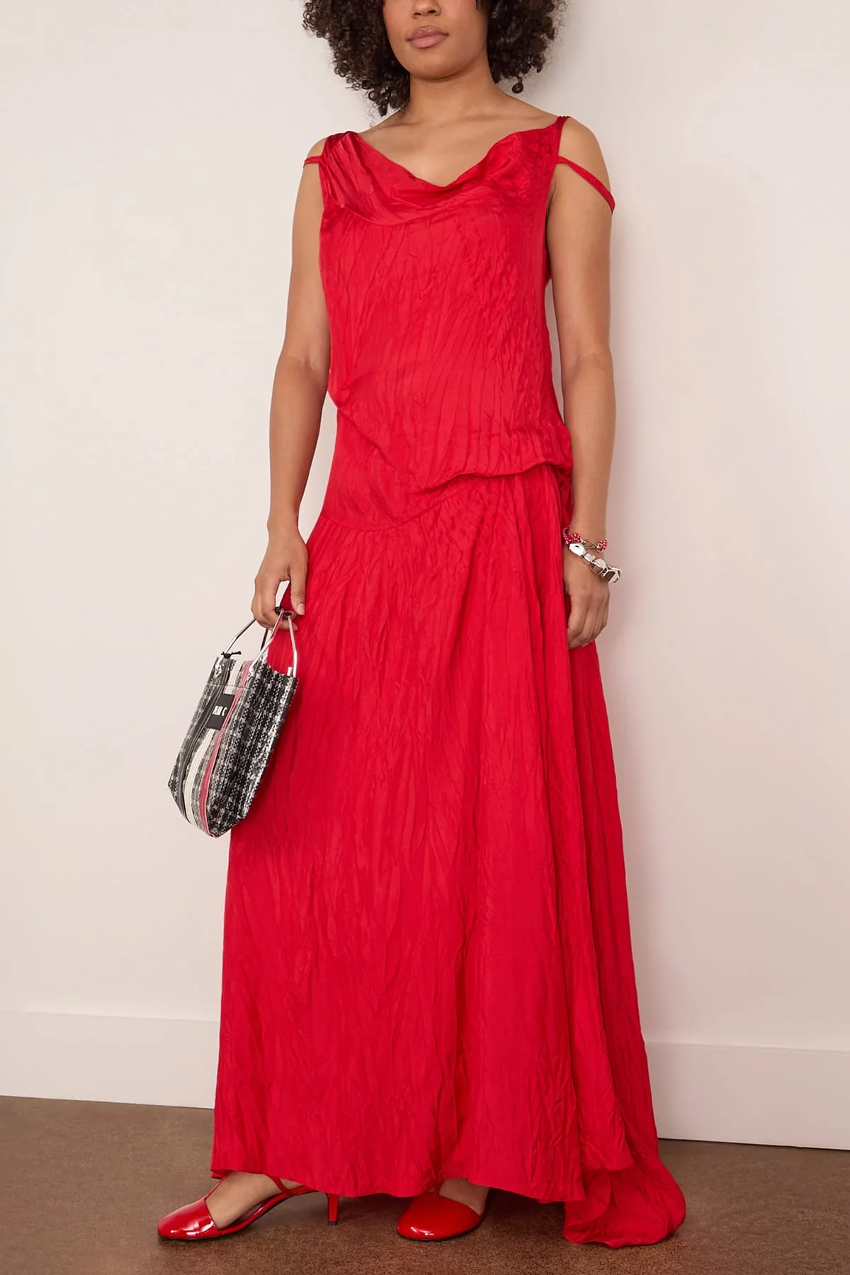 Long Dress in Red Fire - Image 2