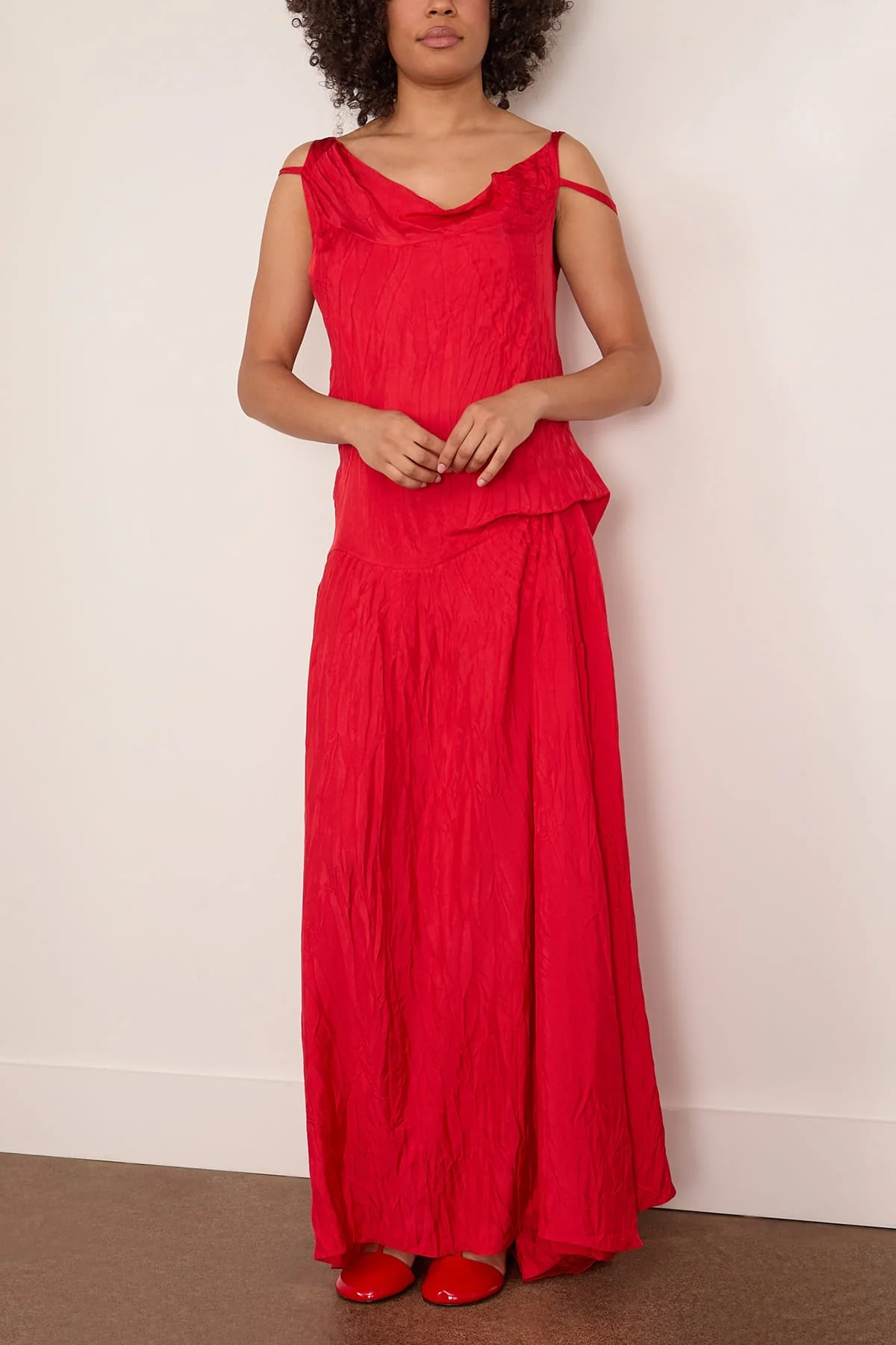 Long Dress in Red Fire - Image 3
