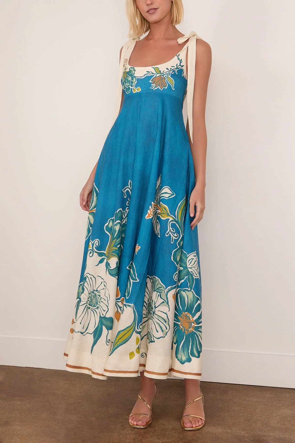 Luda Ballet Sundress in Blue - Image 3