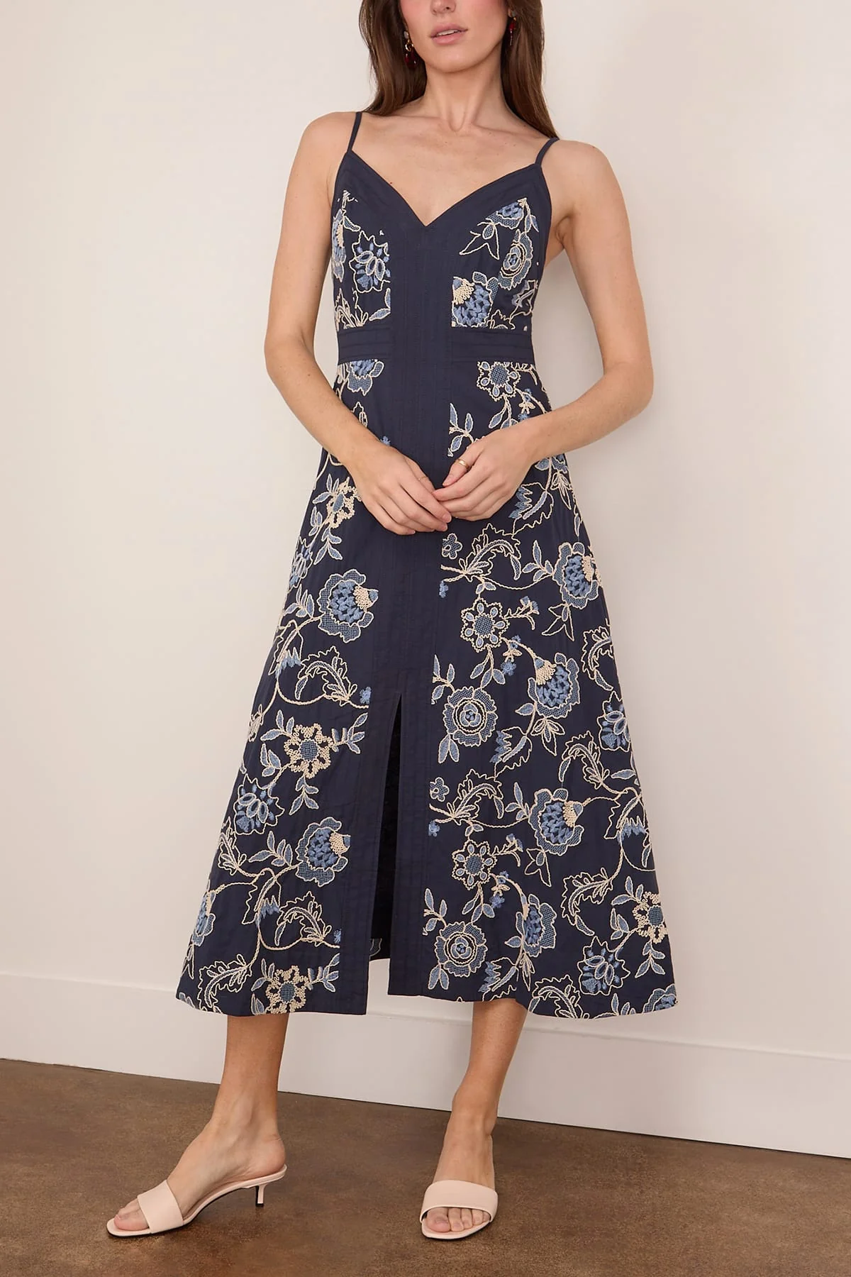 Madden Dress in Maritime Blue Multi - Image 3