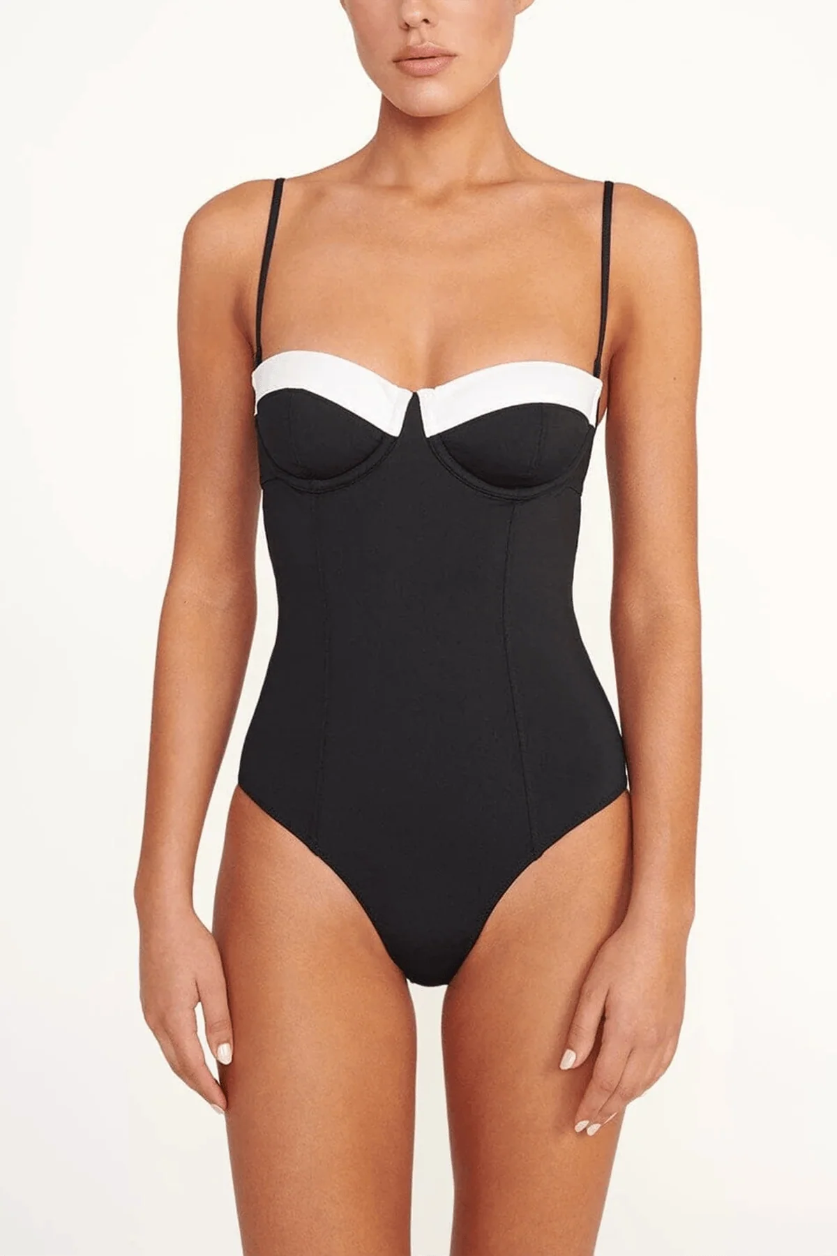 Maeve One Piece in Black/White - Image 3