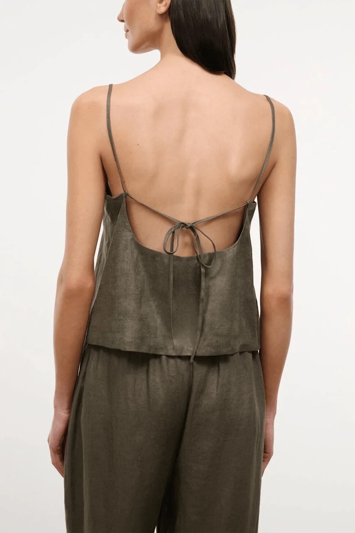 Maisie Linen Top in Palo Verde - Image 4
