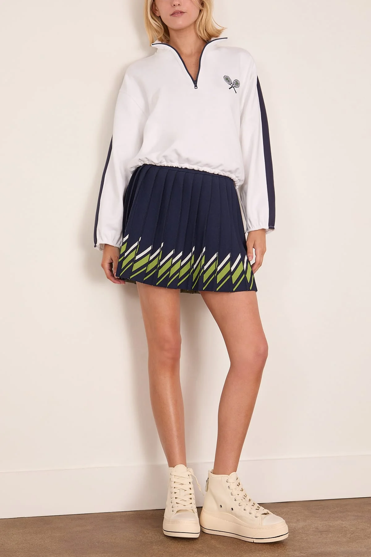 Maria Pullover in Optic White - Image 2
