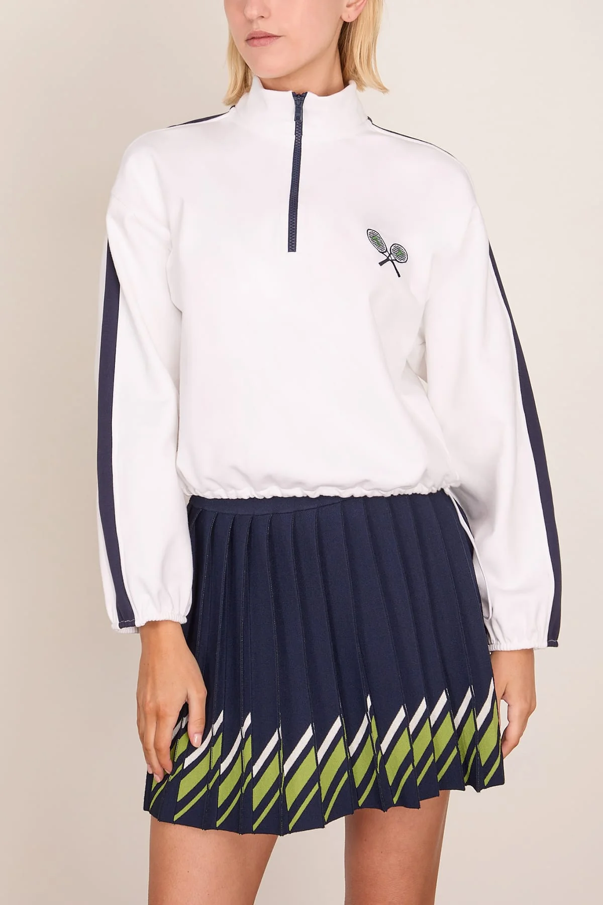 Maria Pullover in Optic White - Image 3