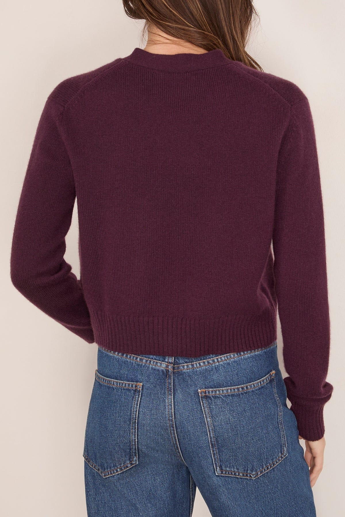 Marion Cardigan in Mahogany - Image 4
