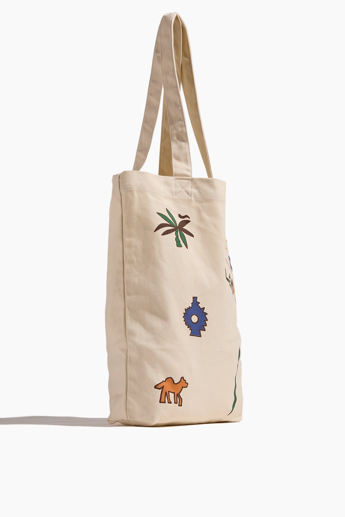 Maroc Library Tote in Ivory - Image 3