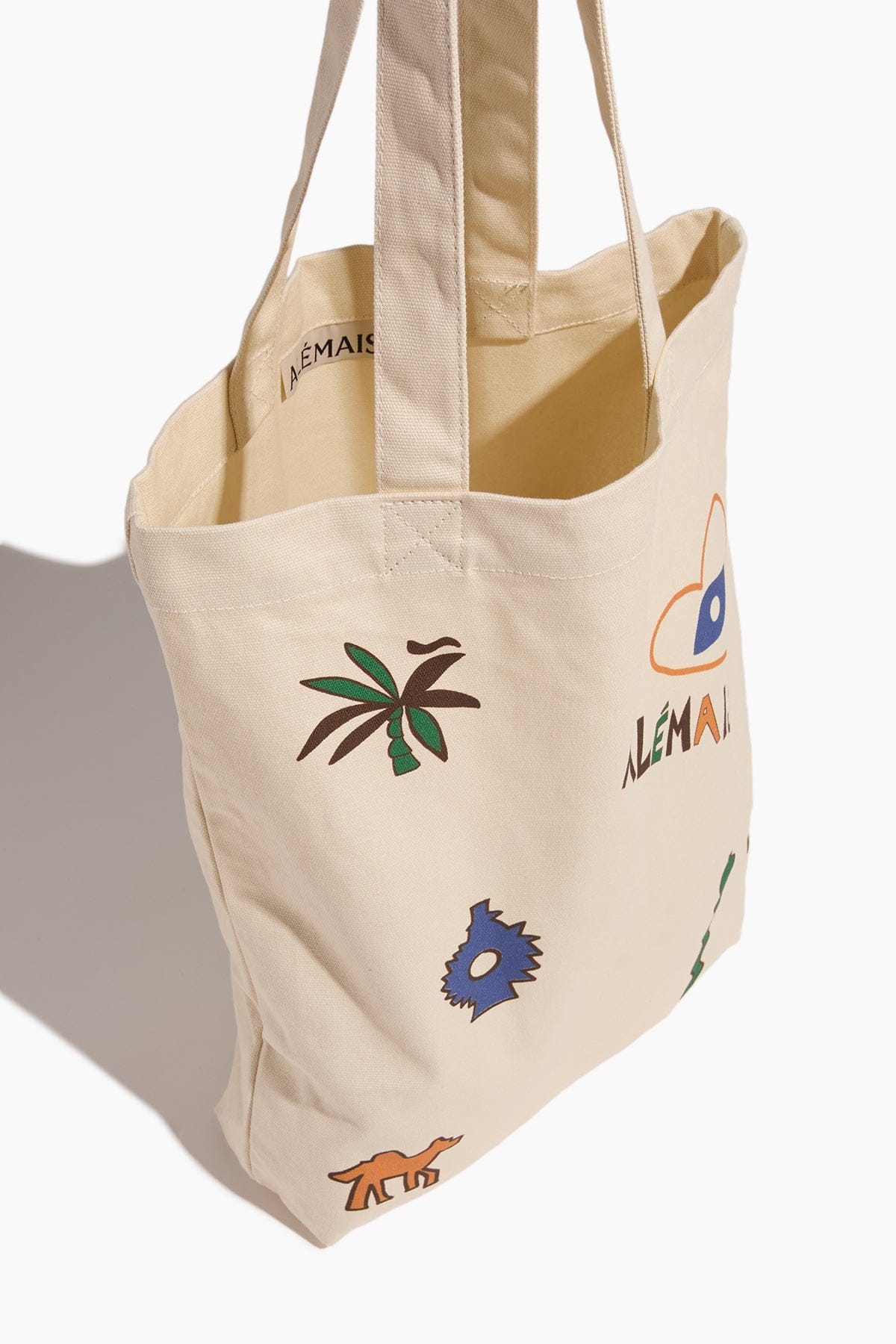 Maroc Library Tote in Ivory - Image 4
