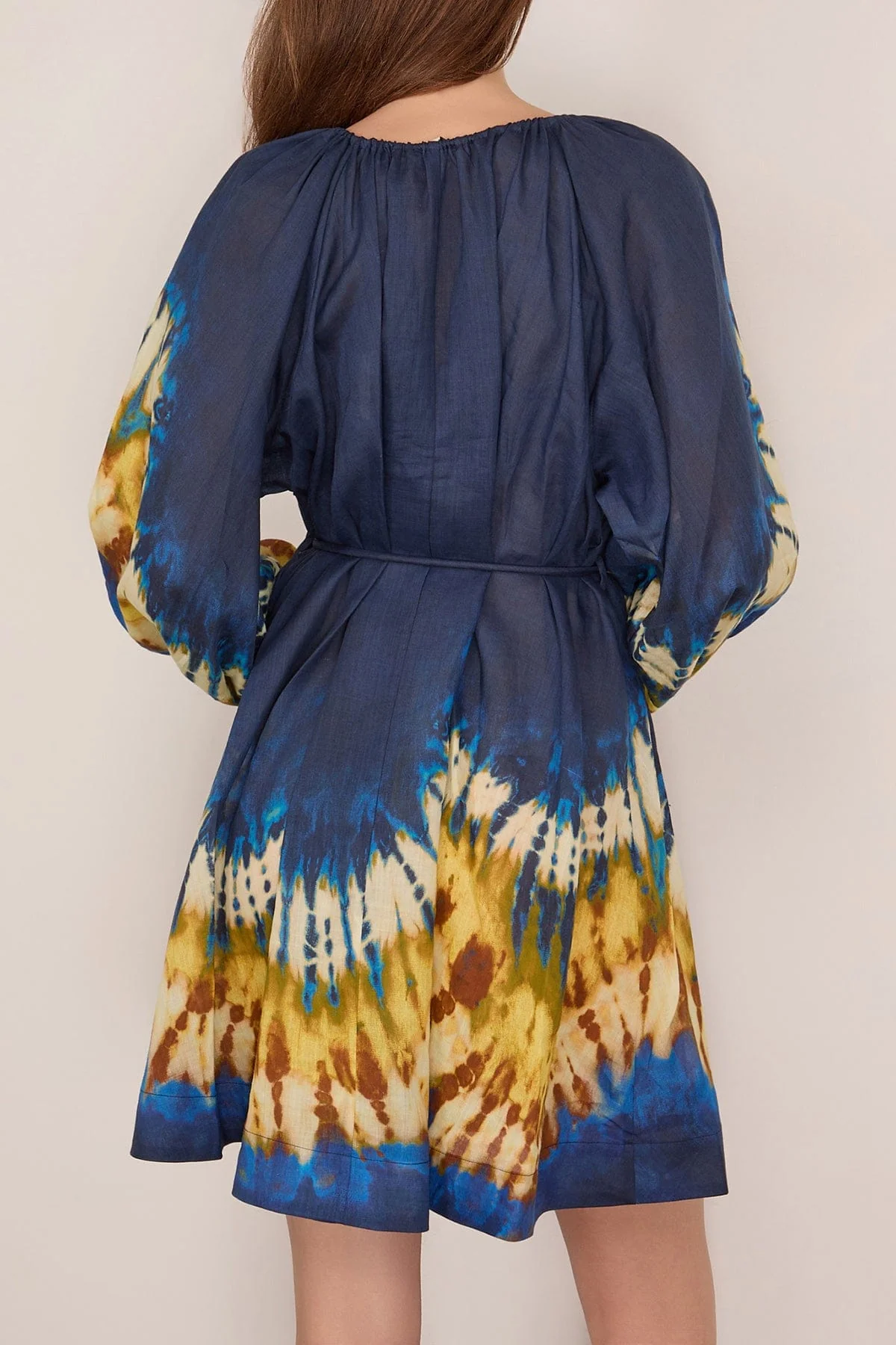 Martine Mini Dress in Navy - Image 4