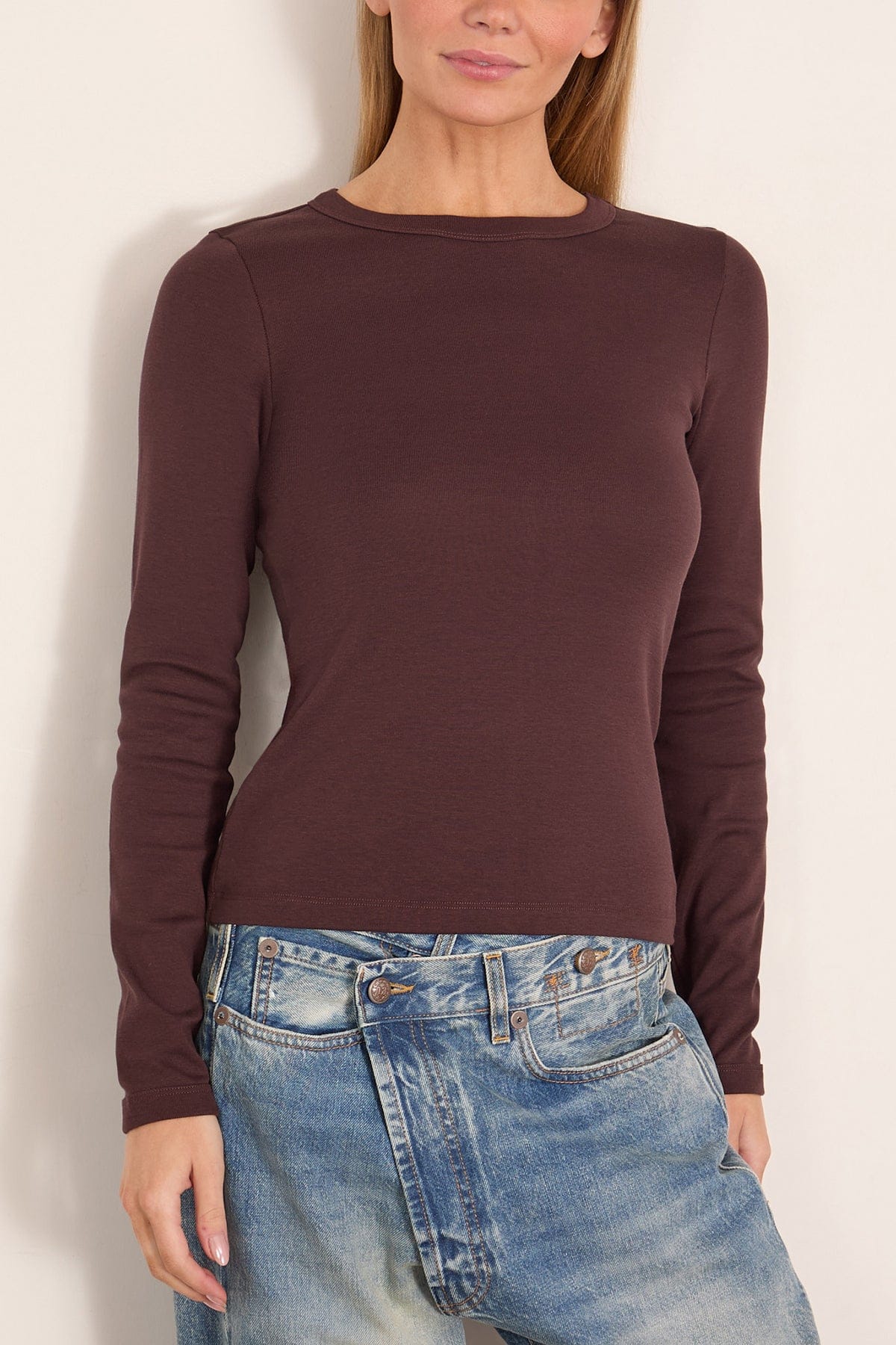 Max Tee in Choco Plum - Image 3