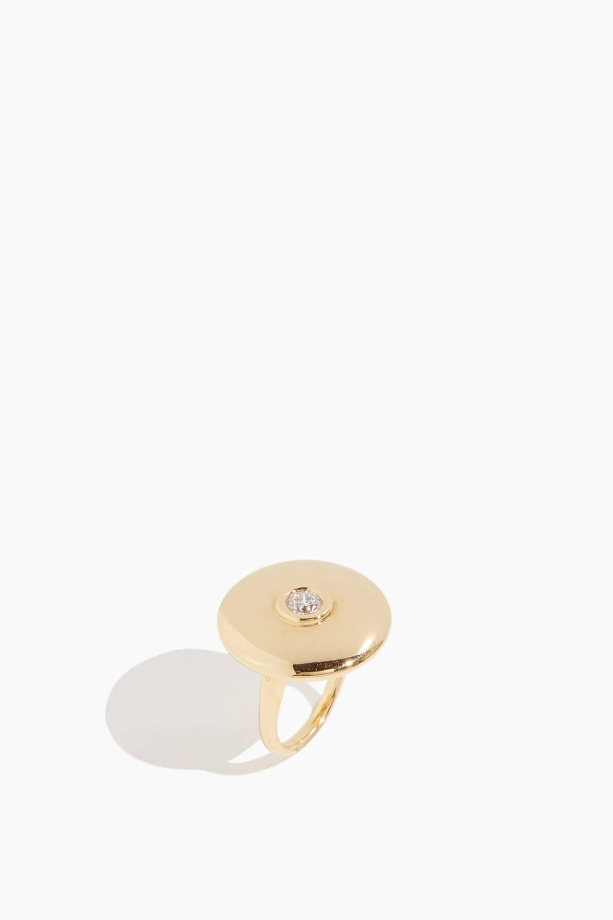 Mega Saucer Ring in 18K Yellow Gold - Image 3