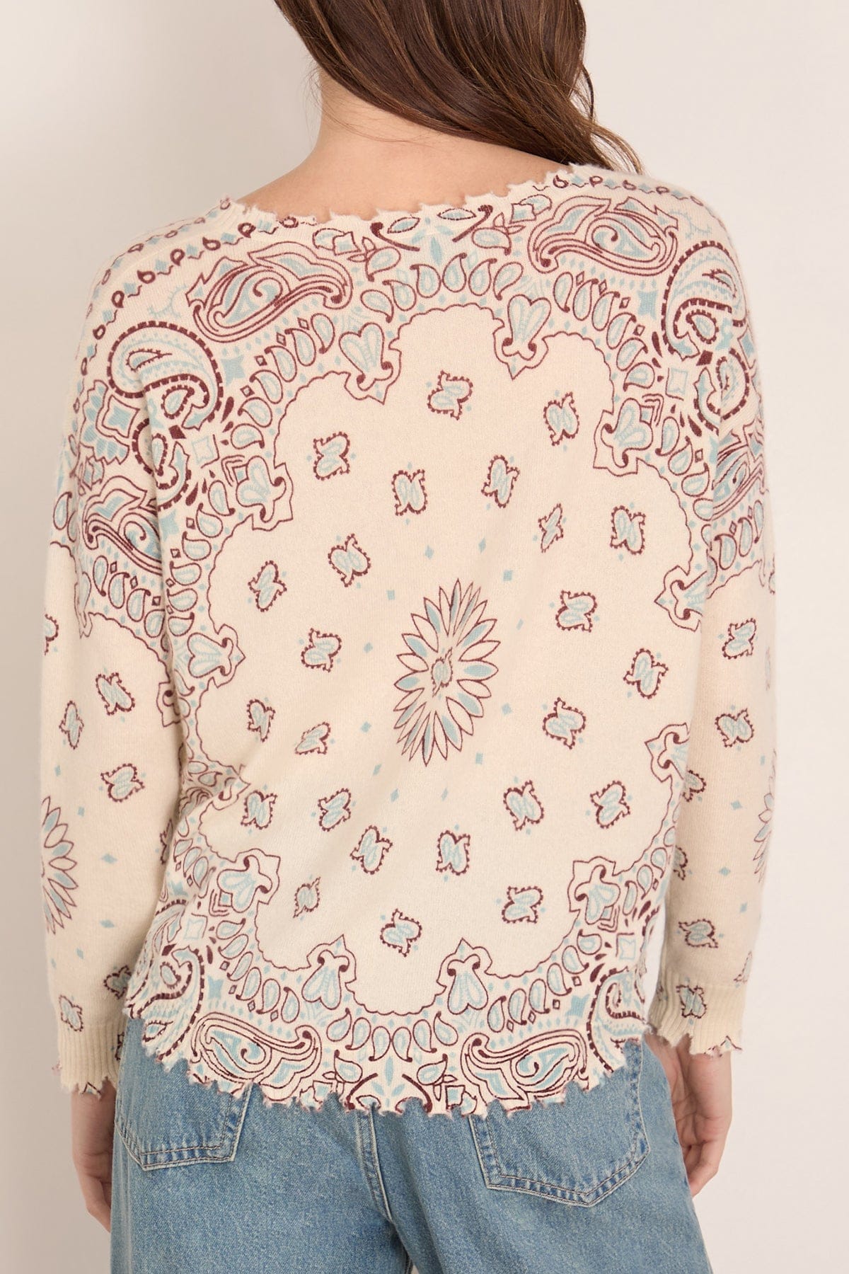 Mela Bandana Bico in Blanc Sienne - Image 4