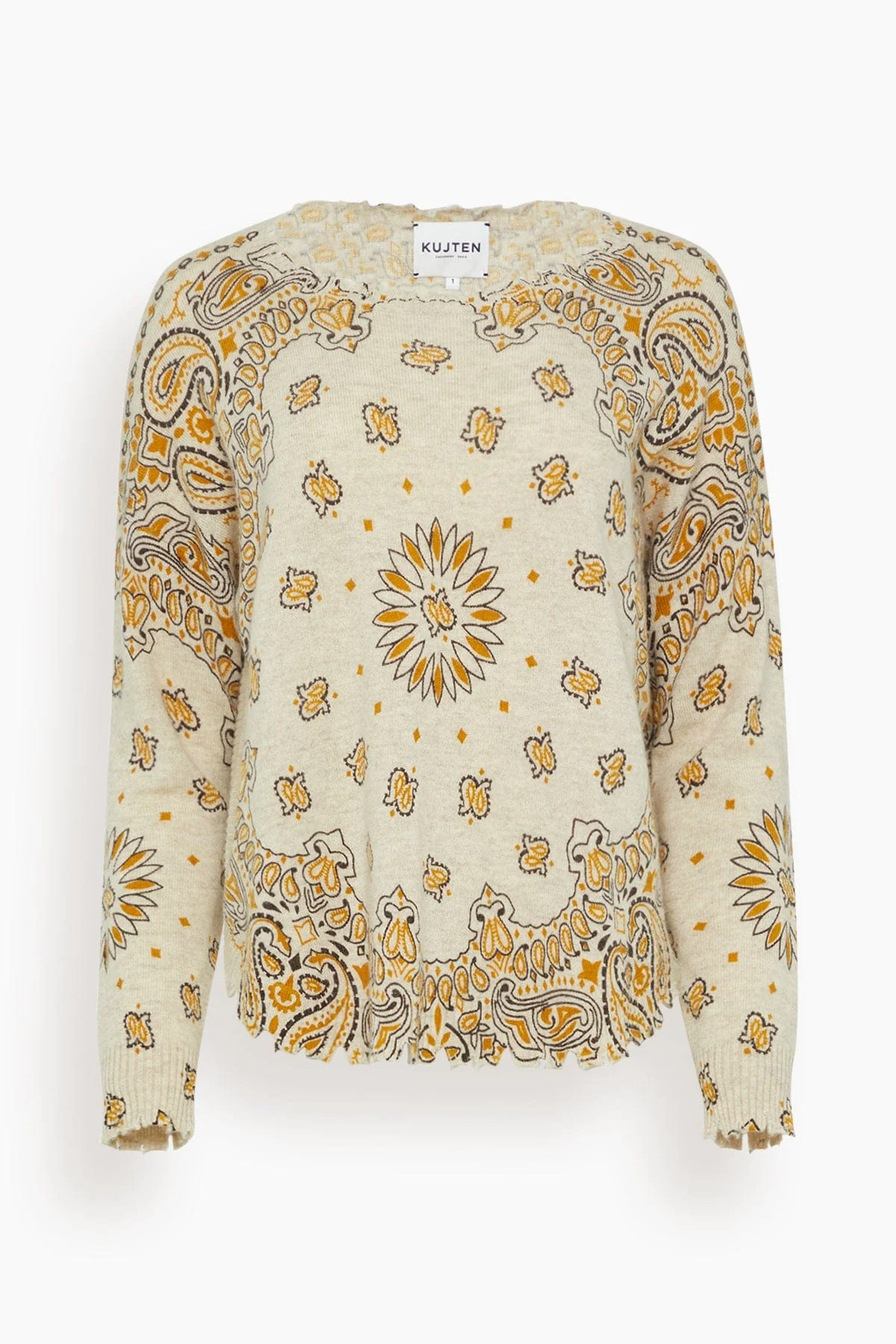 Mela Western Sweater in Ambre