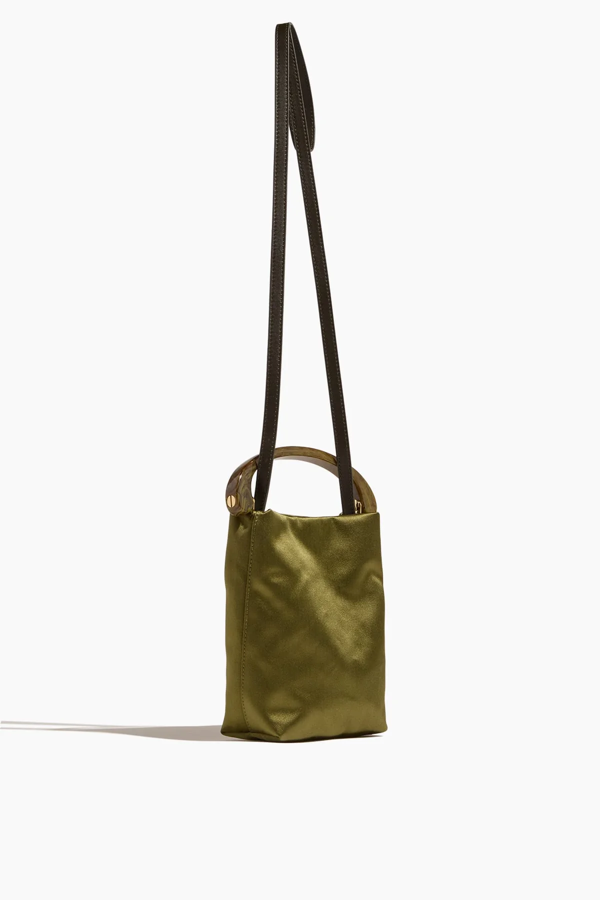 Micro Velvet Bag in Olive - Image 4
