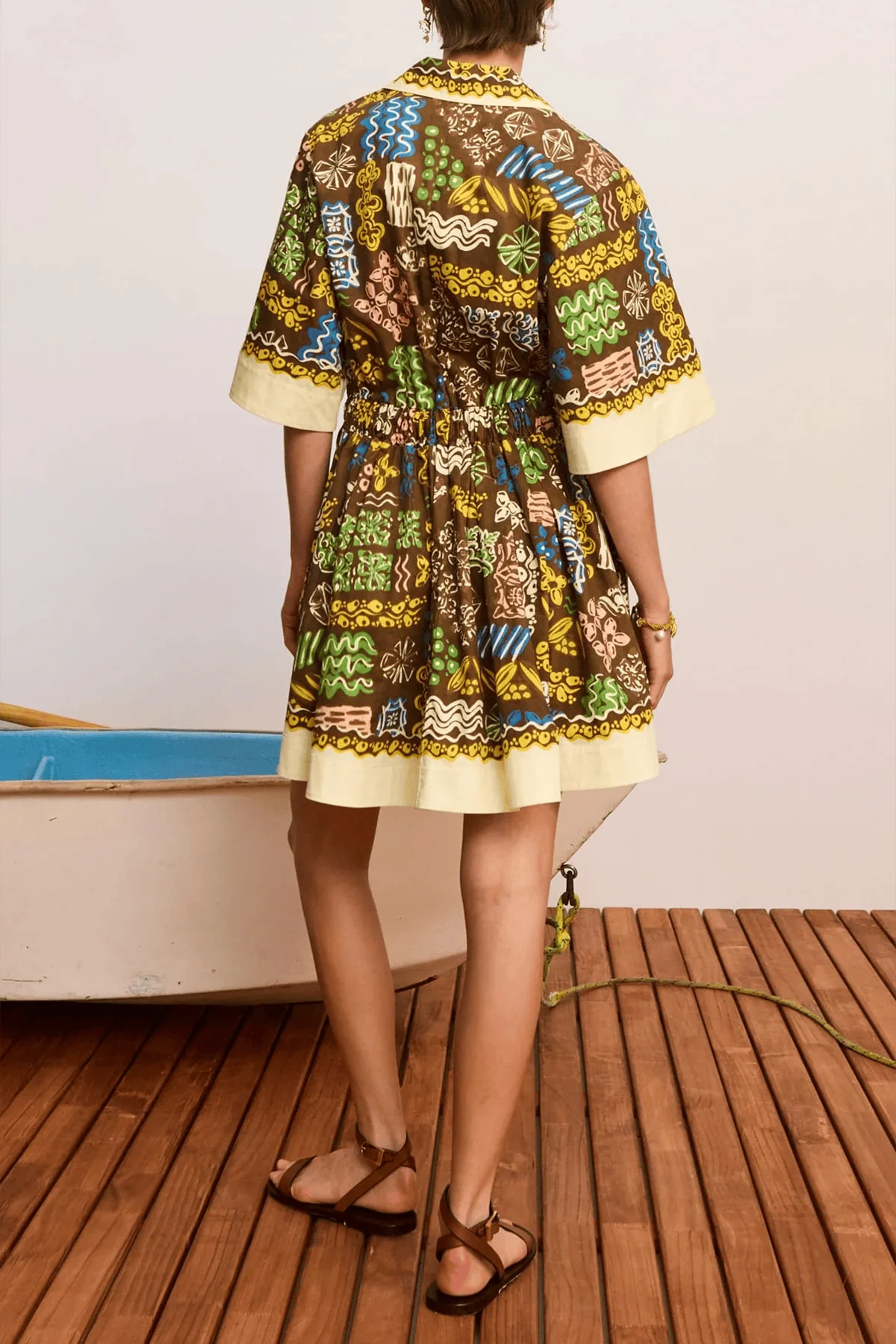 Minnie Mini Dress in Multi - Image 4