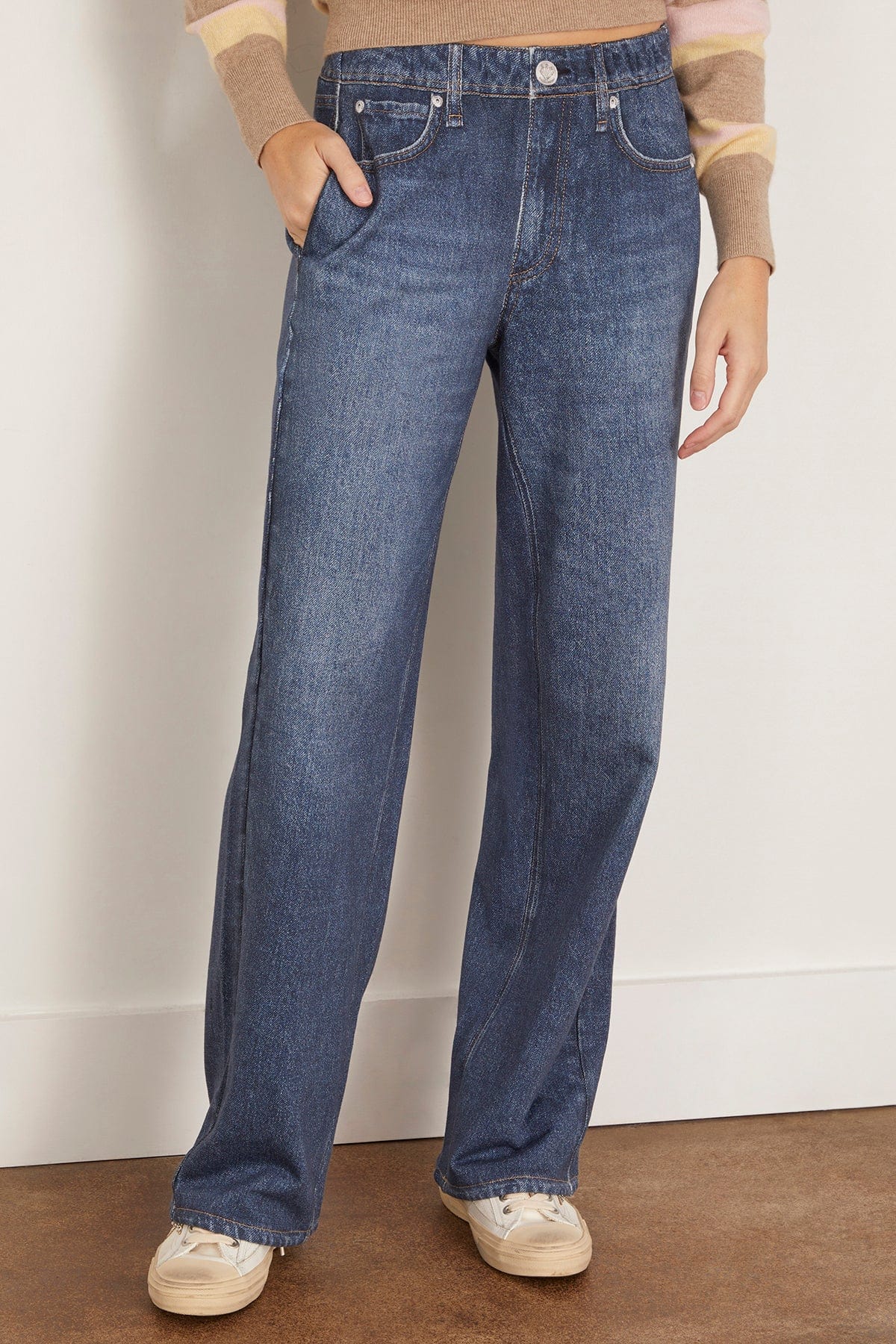 Miramar Terry Wide Leg Pant in Petra - Image 3