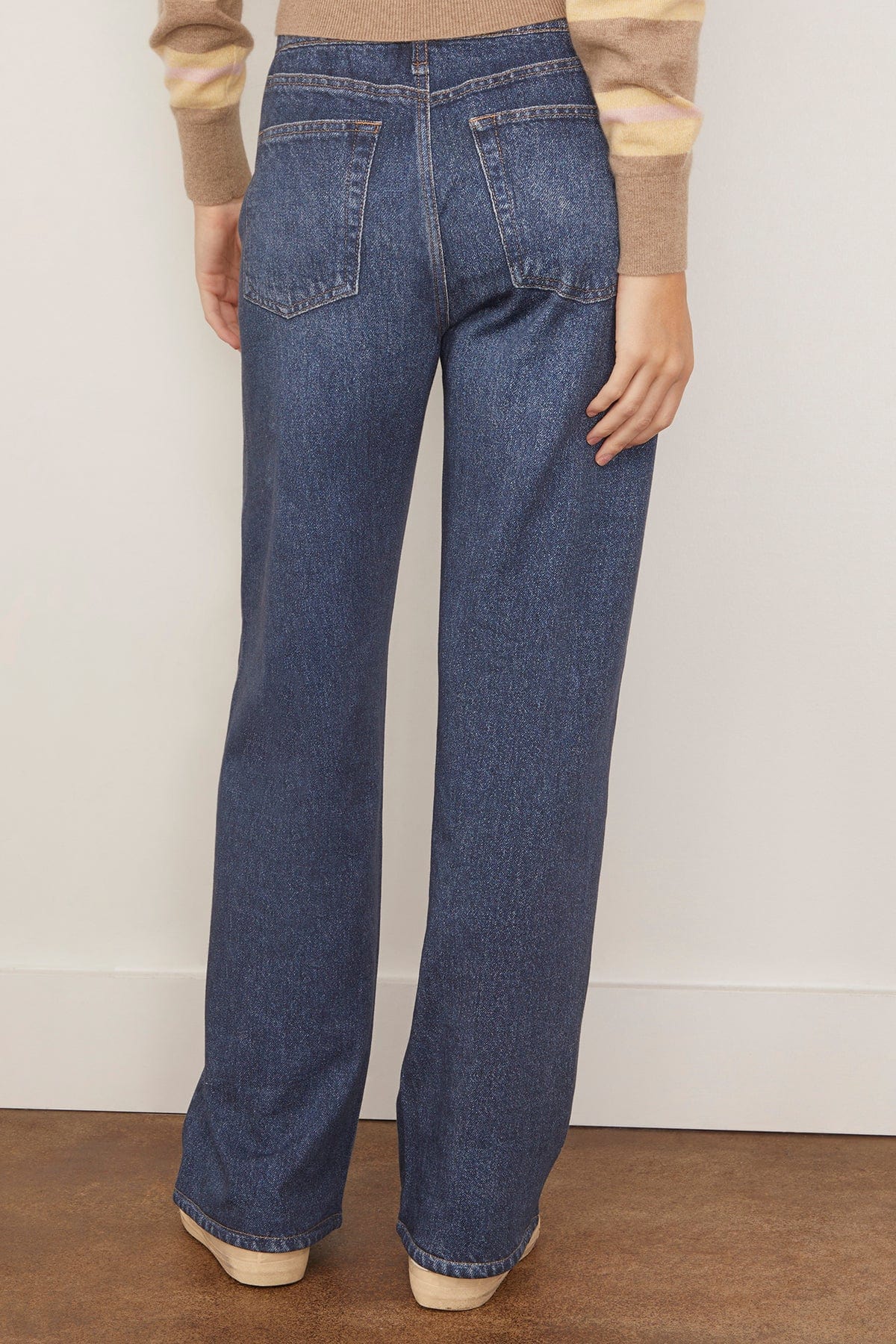 Miramar Terry Wide Leg Pant in Petra - Image 4