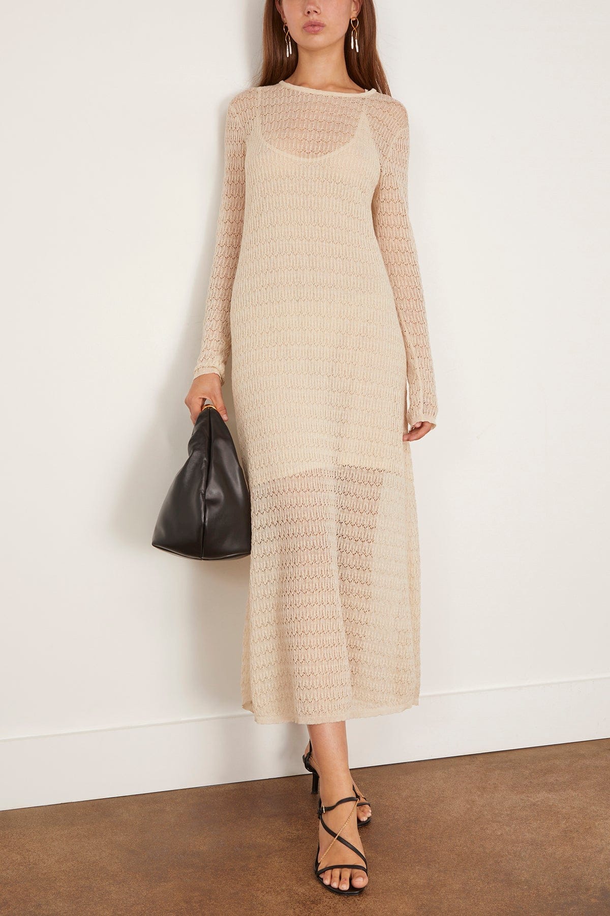 Miriam Dress in Ecru - Image 2
