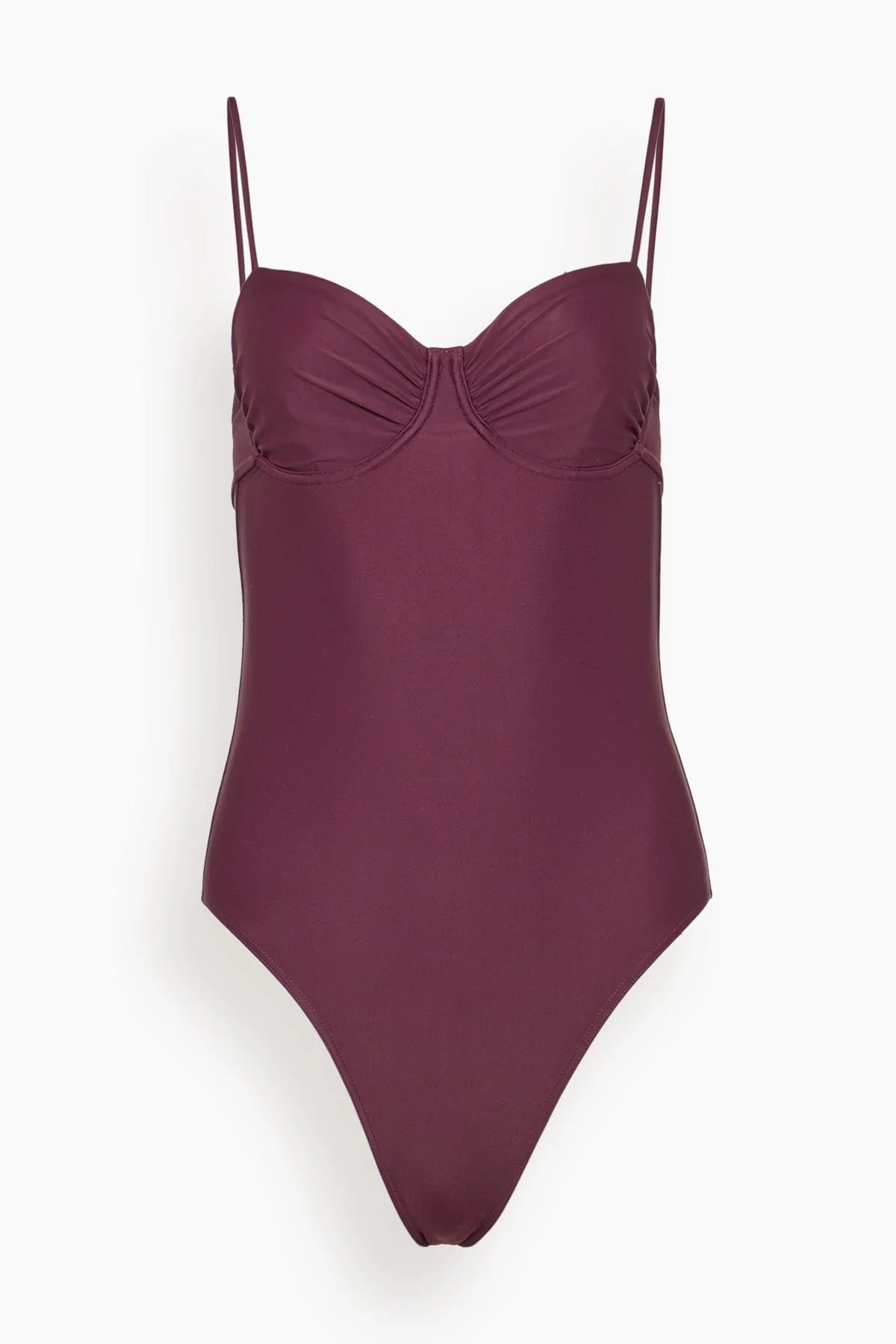 Monroe One Piece in Deep Plum