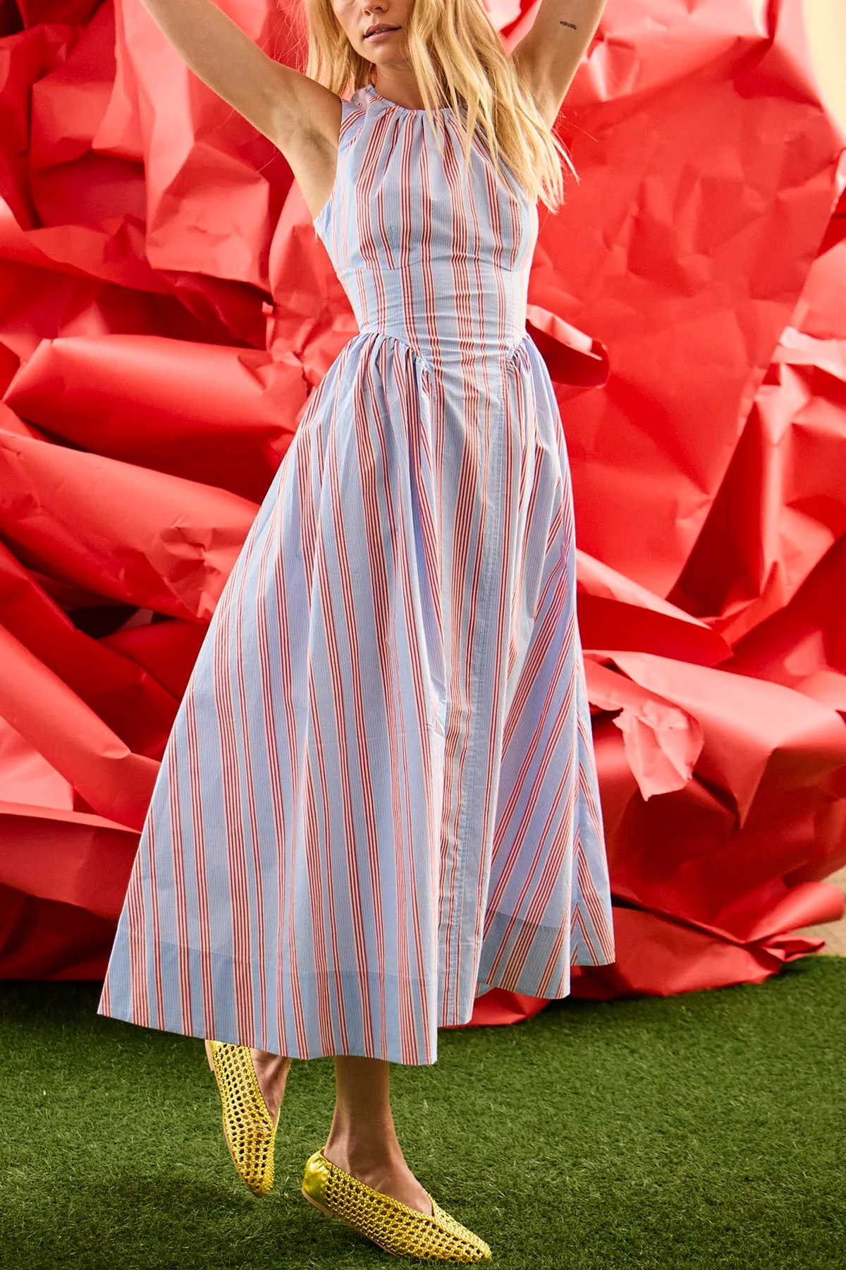 Nantucket Dress in Seaside Stripe - Image 3