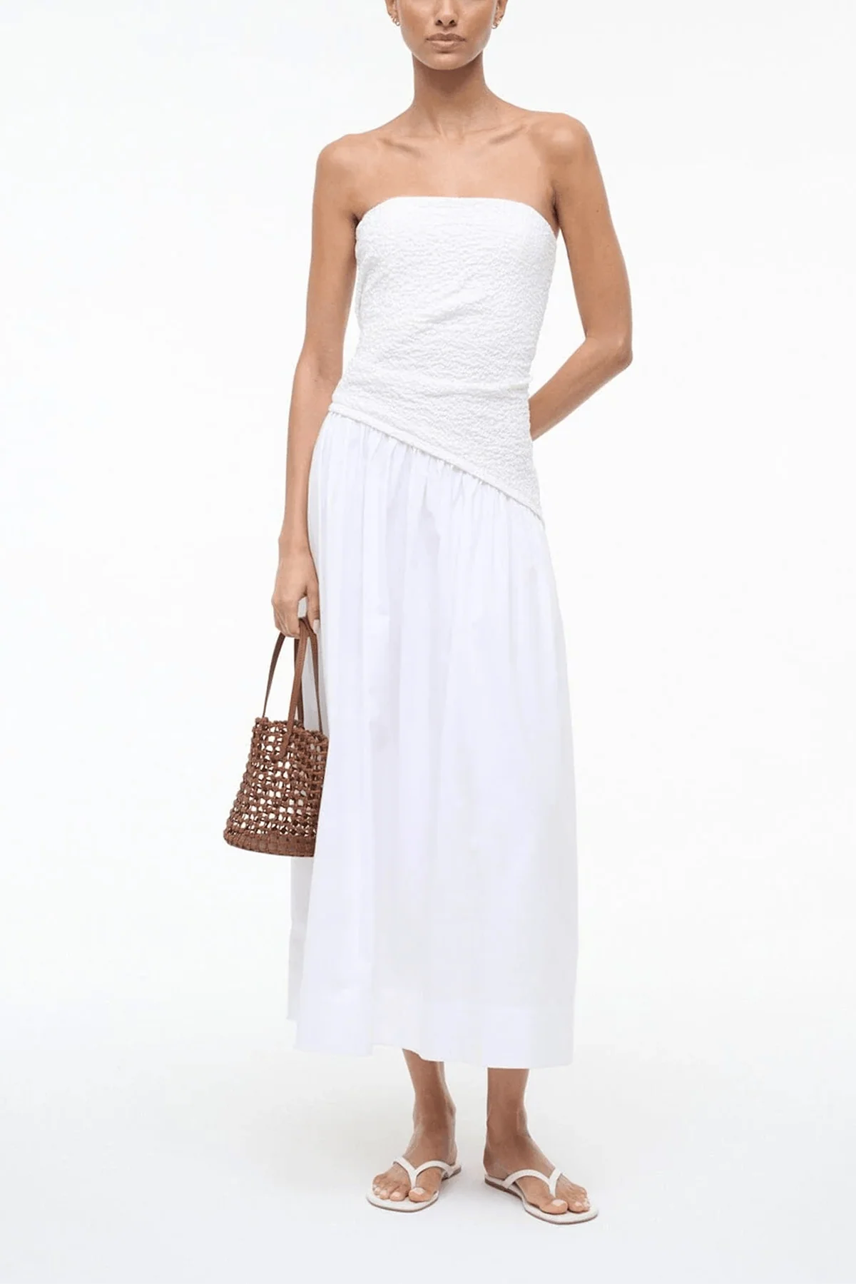 Nia Dress in White - Image 2