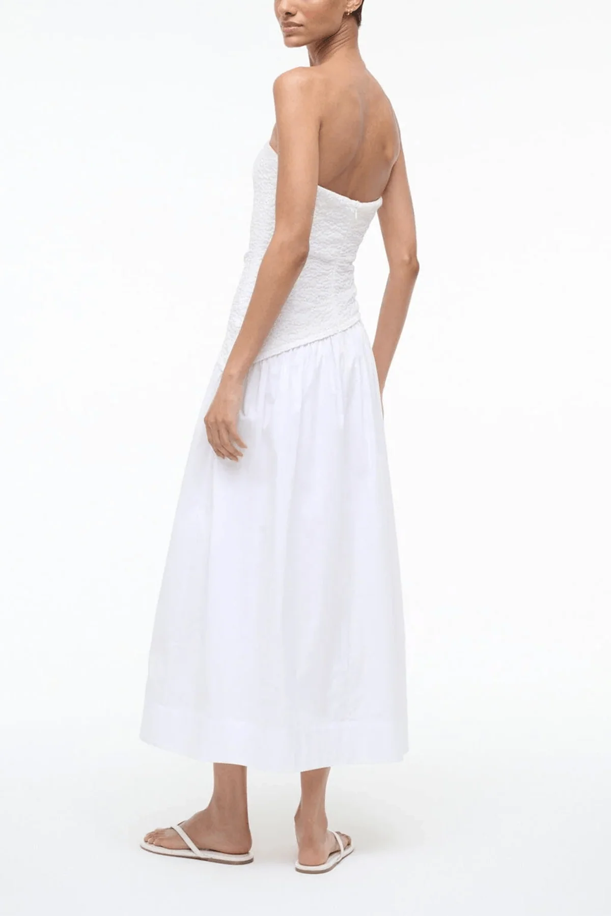 Nia Dress in White - Image 4