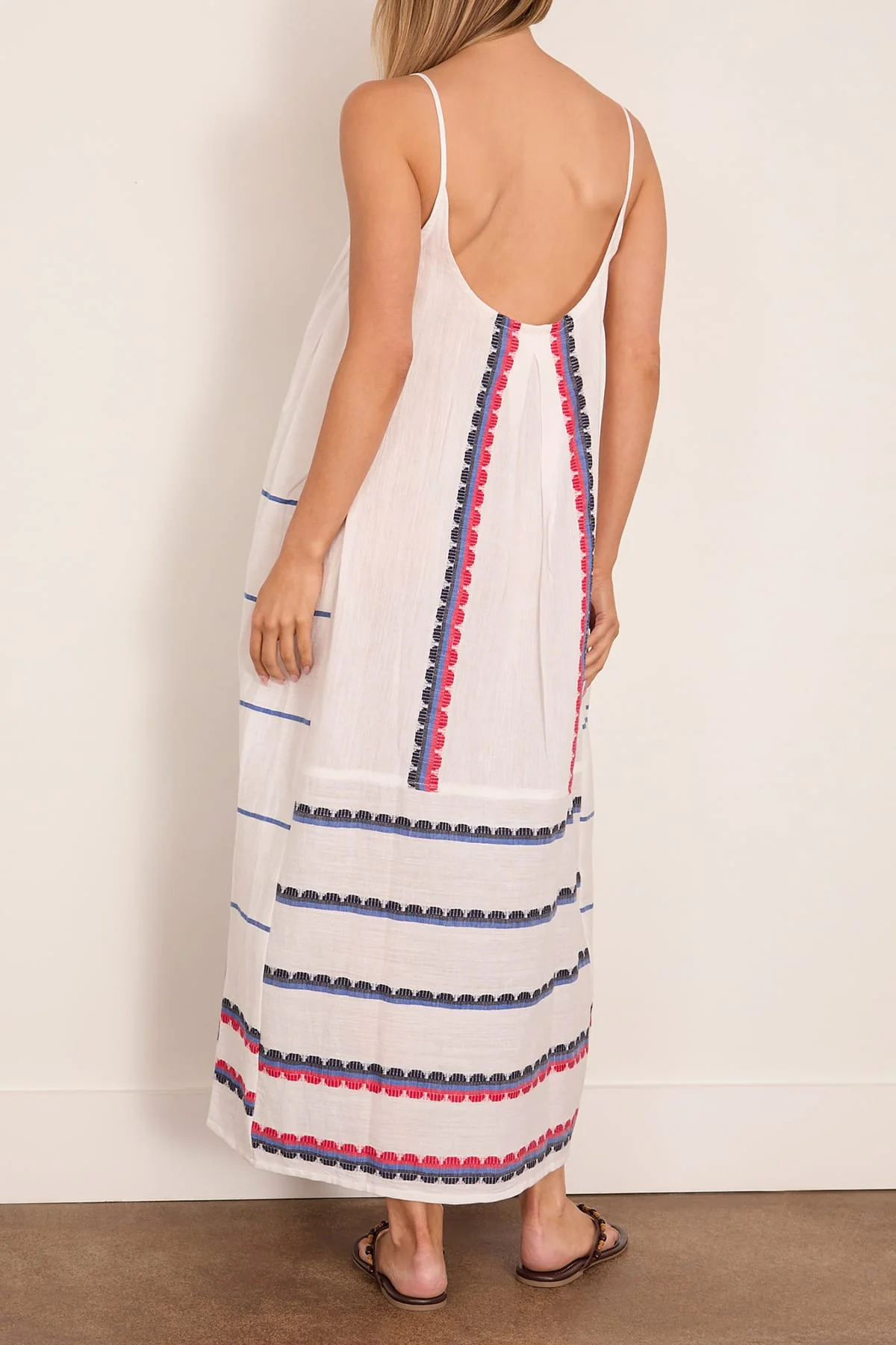 Nia Slip Dress in Kibebi Marine - Image 4
