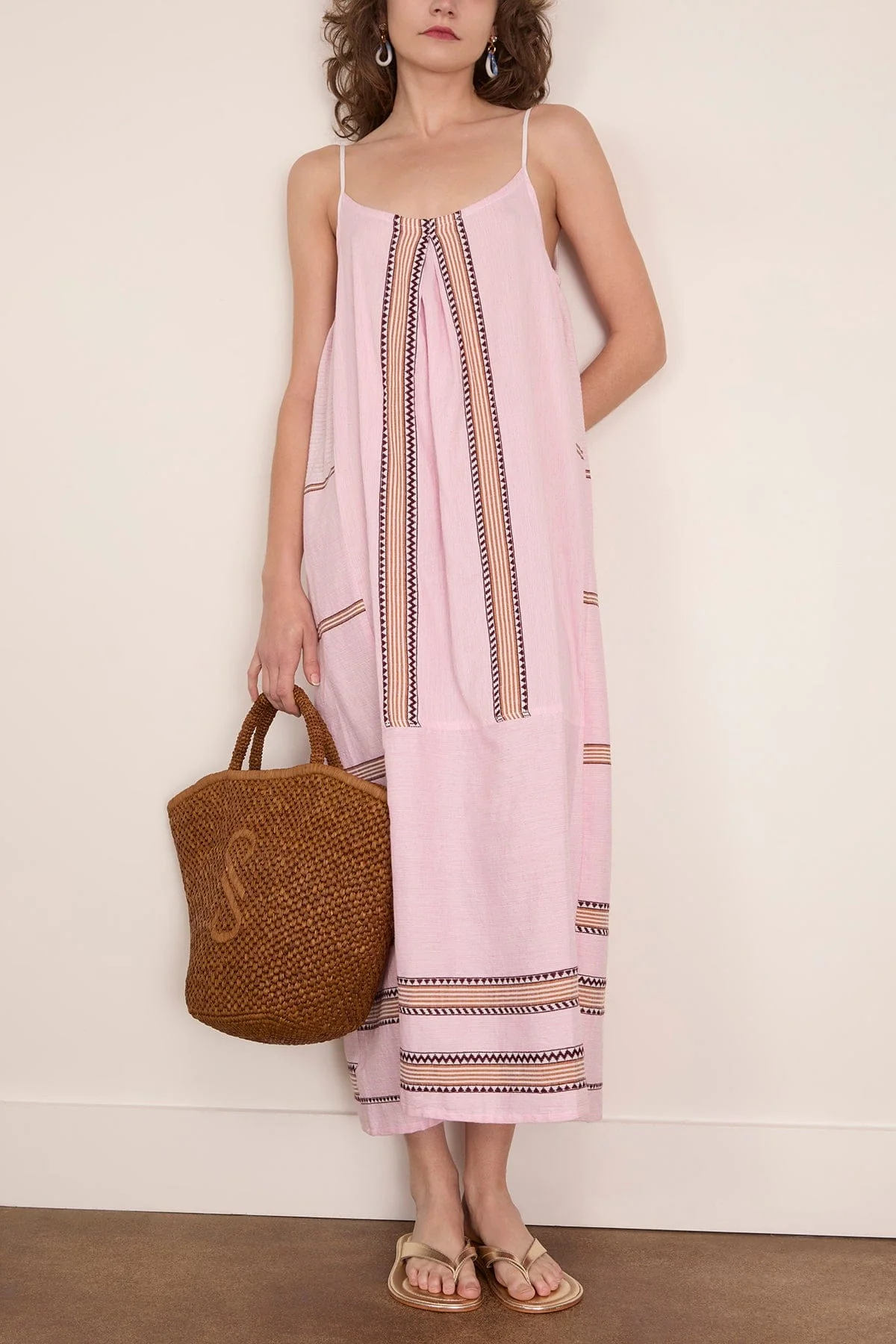 Nia Slip Dress in Munit Pink - Image 2