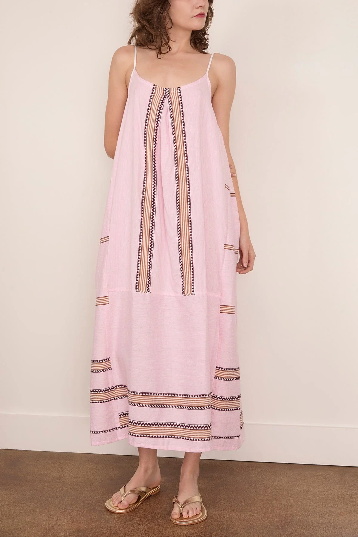 Nia Slip Dress in Munit Pink - Image 3