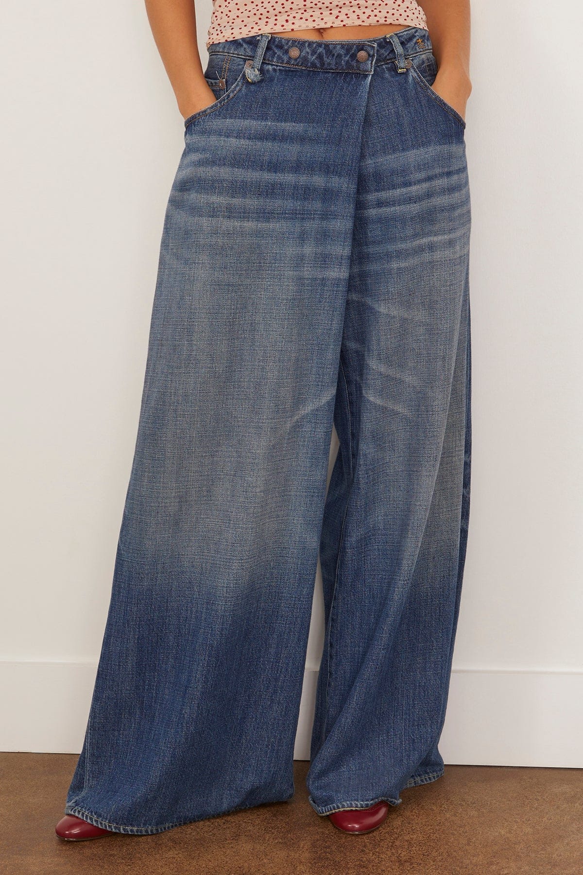 Nico Wrap Jean in Raine Blue - Image 3