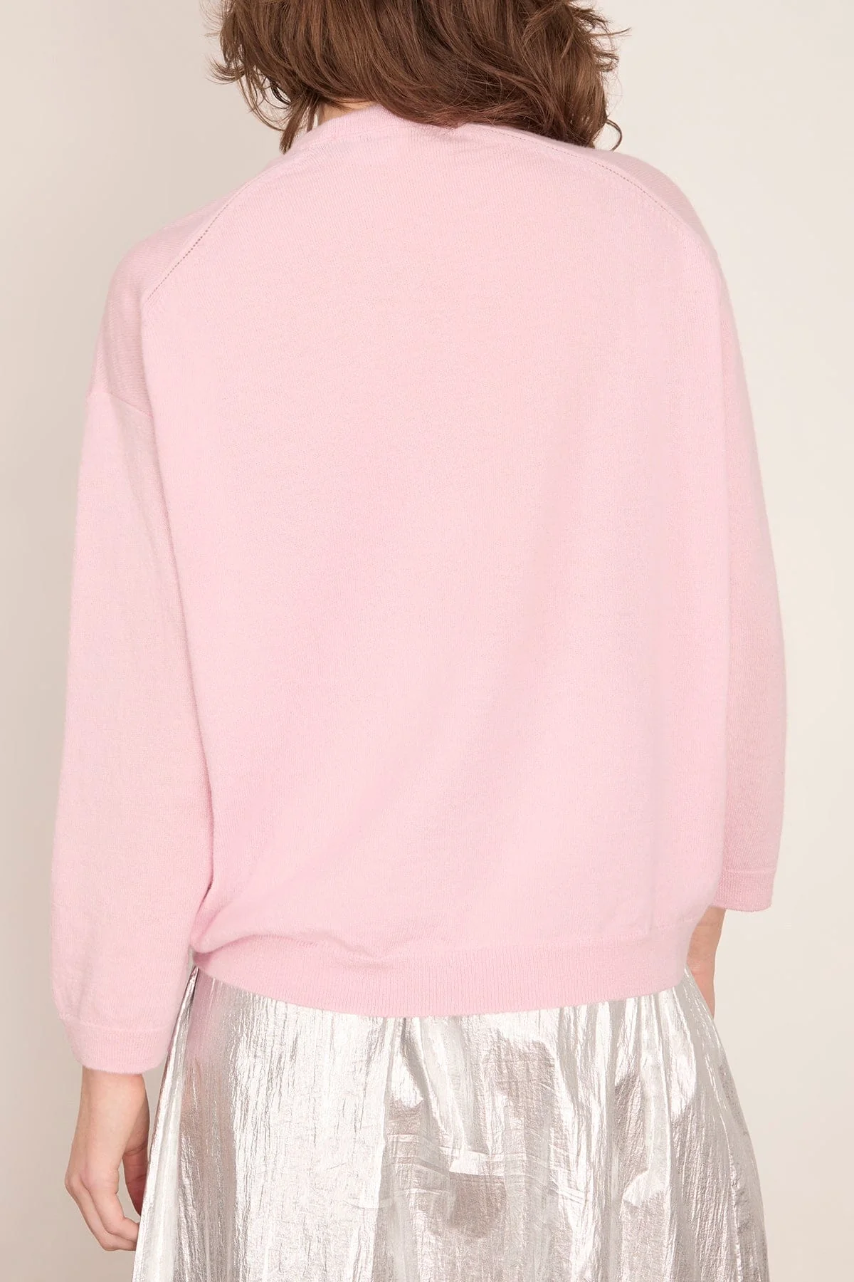 Noe Knit Sweater in Rose Pink - Image 4