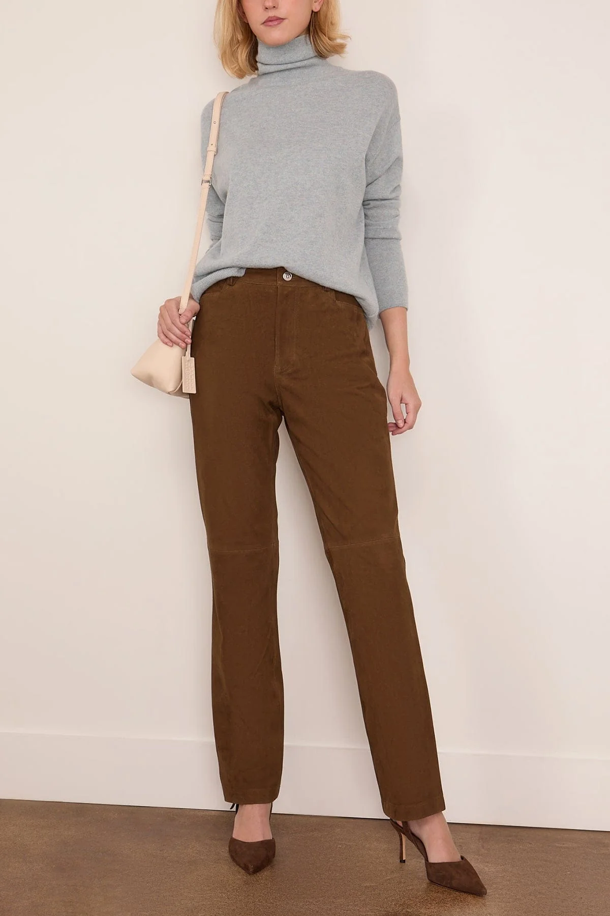 Noira Knit Sweater in Marble Melange - Image 2