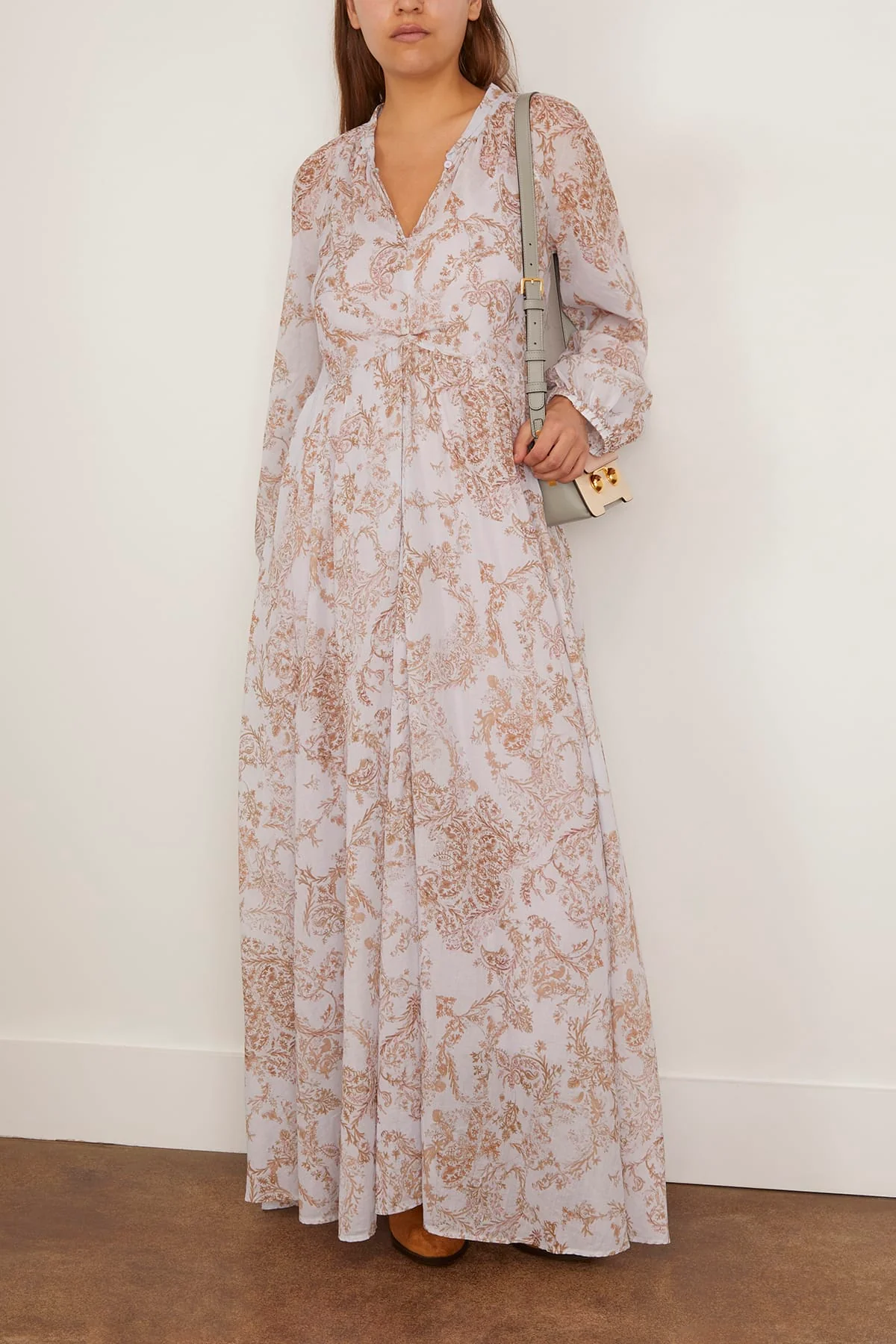 Nontiscordardime Long Sleeve Dress in Peonia - Image 2