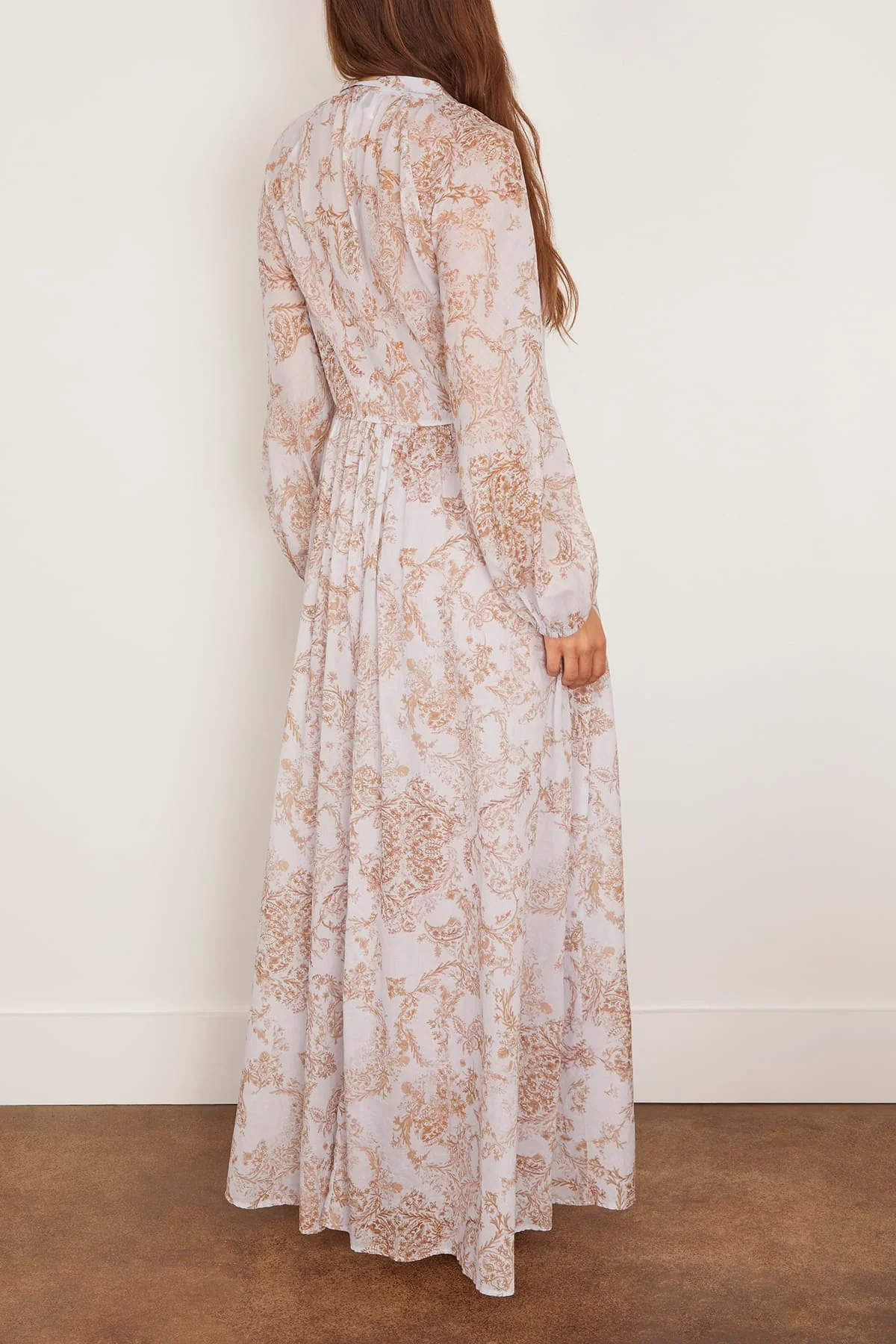 Nontiscordardime Long Sleeve Dress in Peonia - Image 3