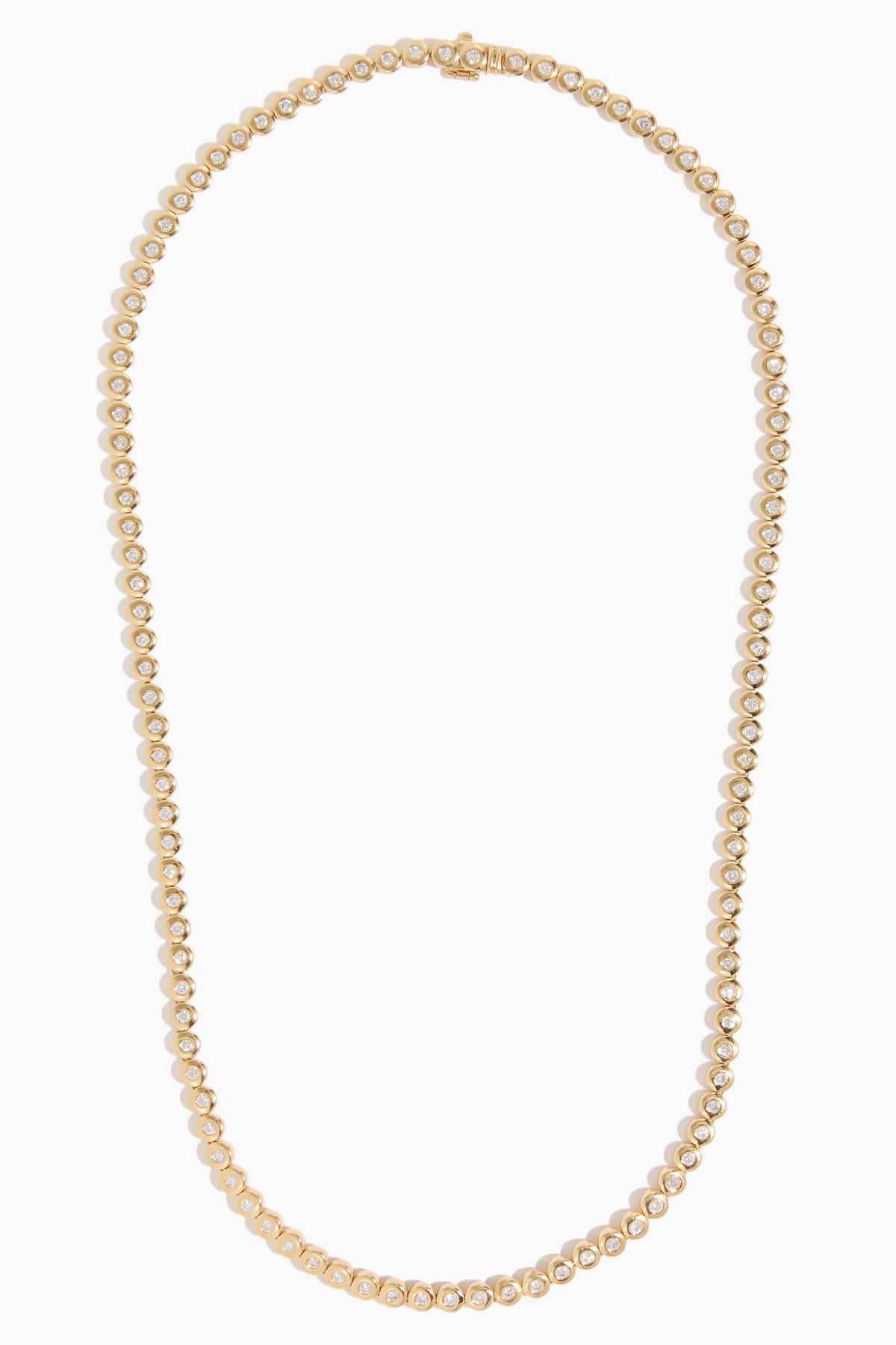 Nova Diamond Necklace in 18k Yellow Gold - Image 3