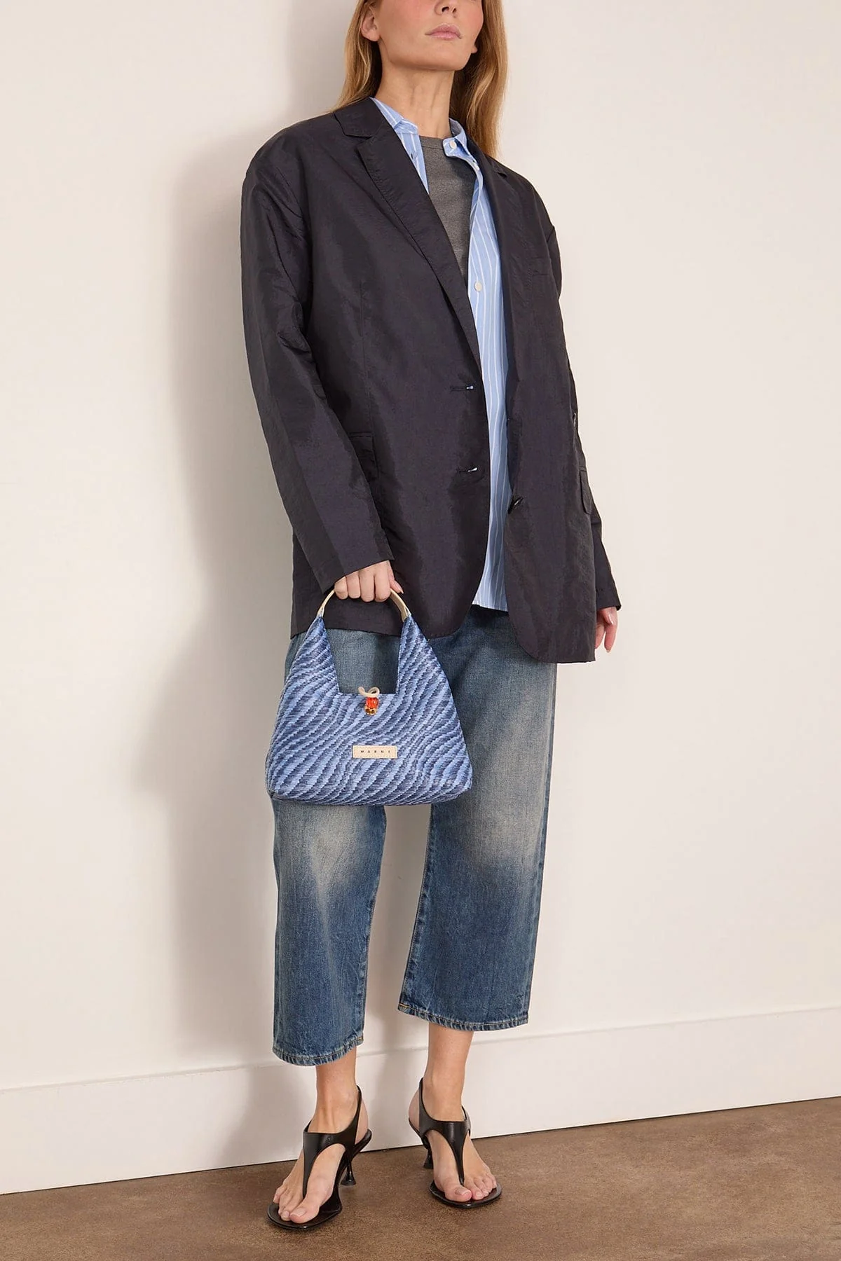 Nylon Liam Blazer in Navy - Image 2