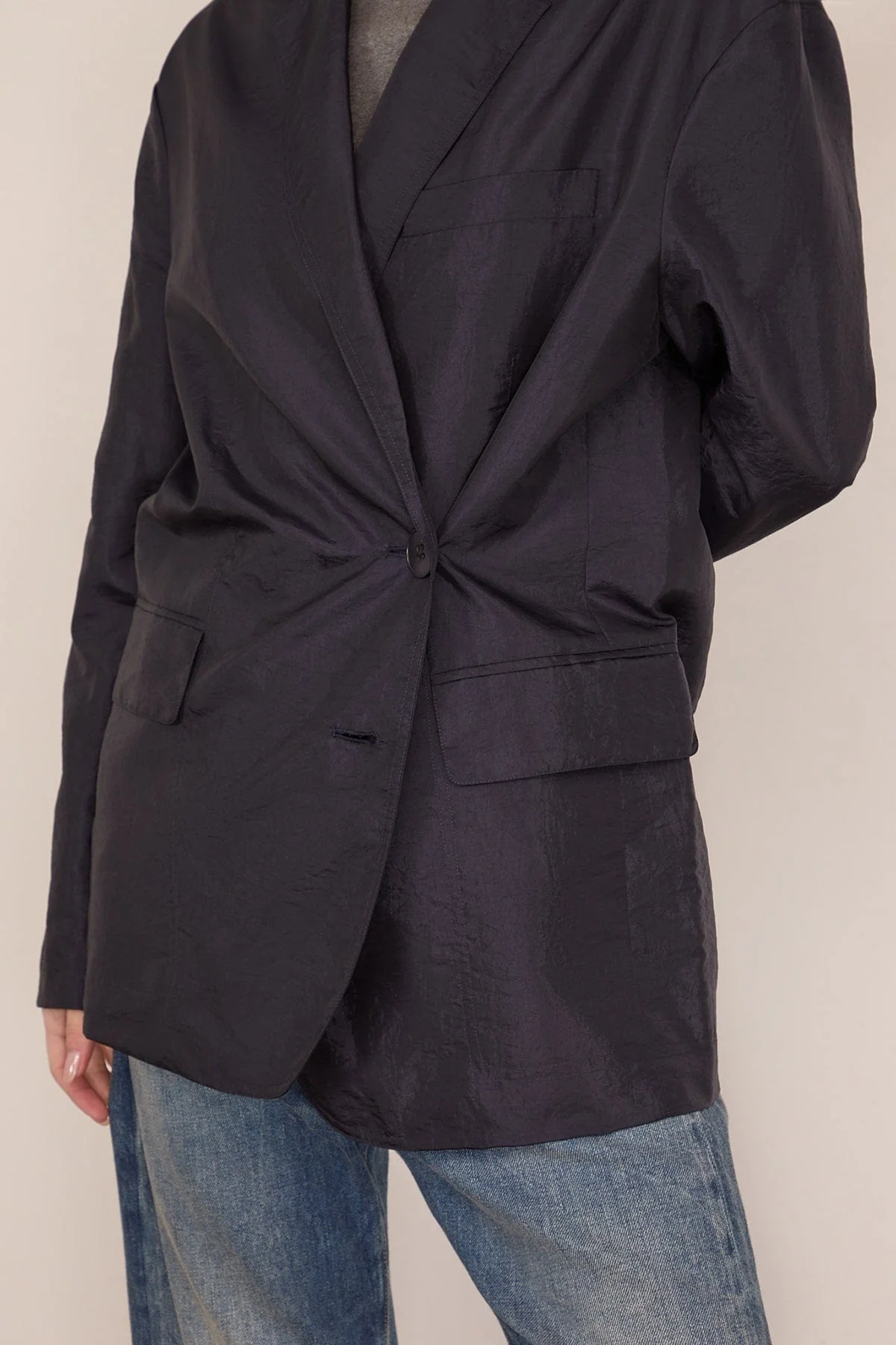 Nylon Liam Blazer in Navy - Image 5
