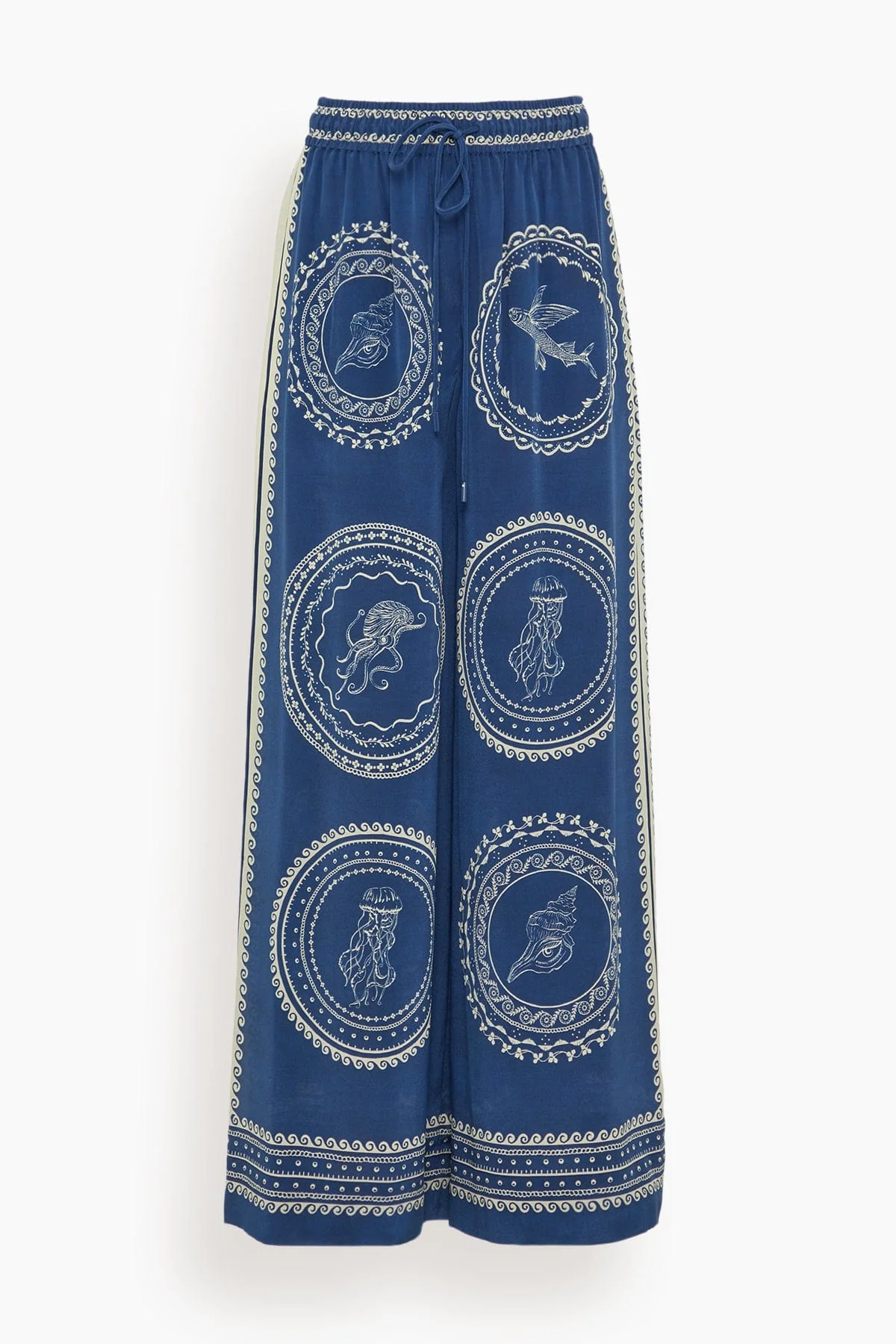 Oceane Silk Pant in Blue (TS)