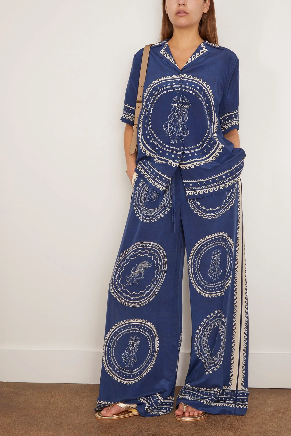 Oceane Silk Shirt in Blue (TS) - Image 2