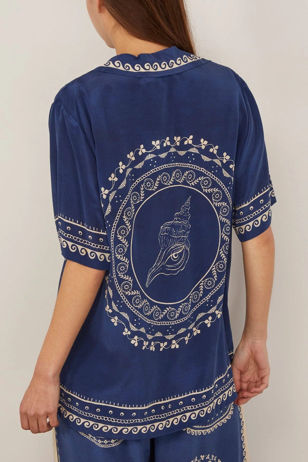 Oceane Silk Shirt in Blue (TS) - Image 4