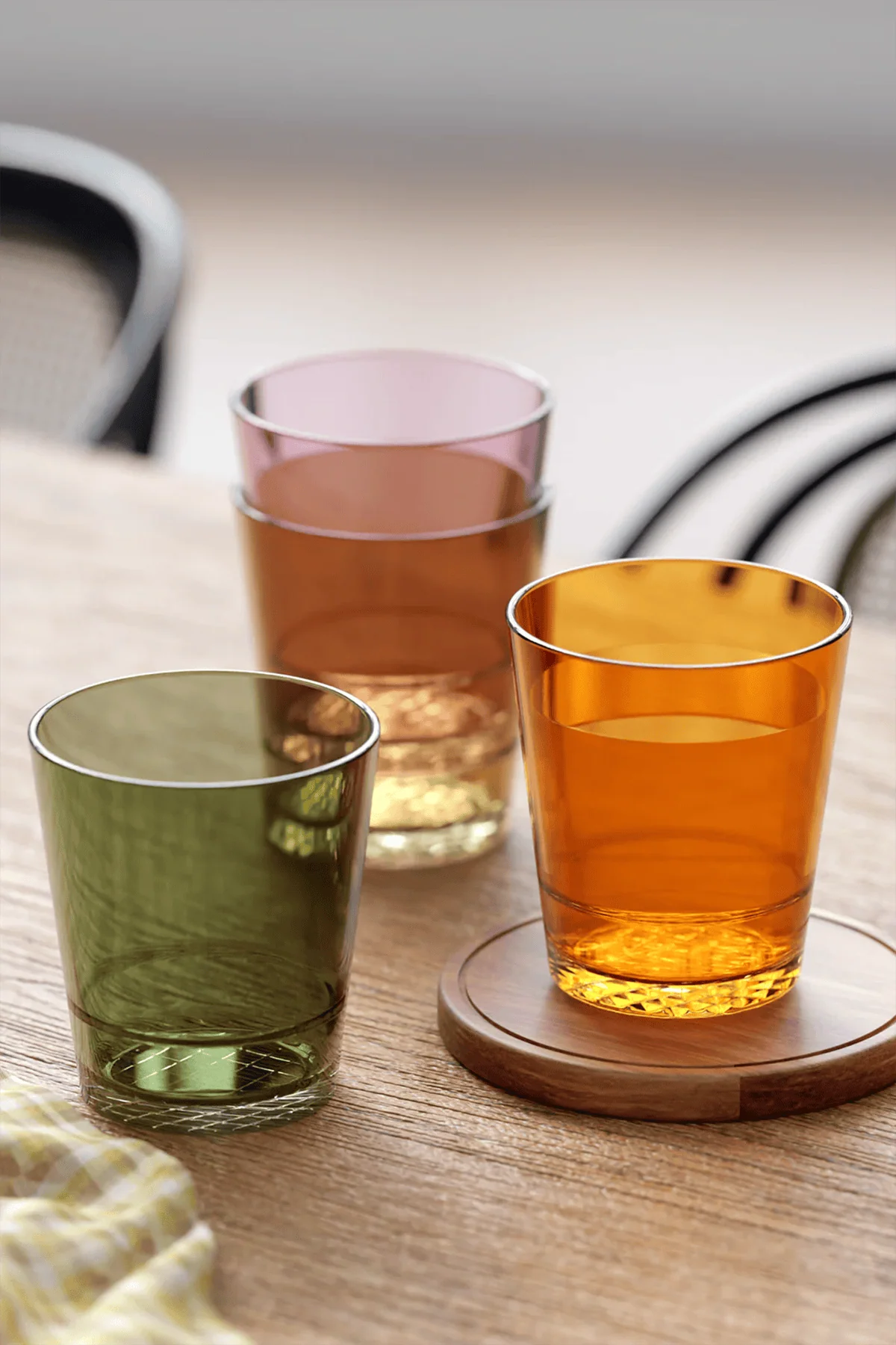 Old Fashioned Glasses - Set of 4 Mixed Colors - Image 2