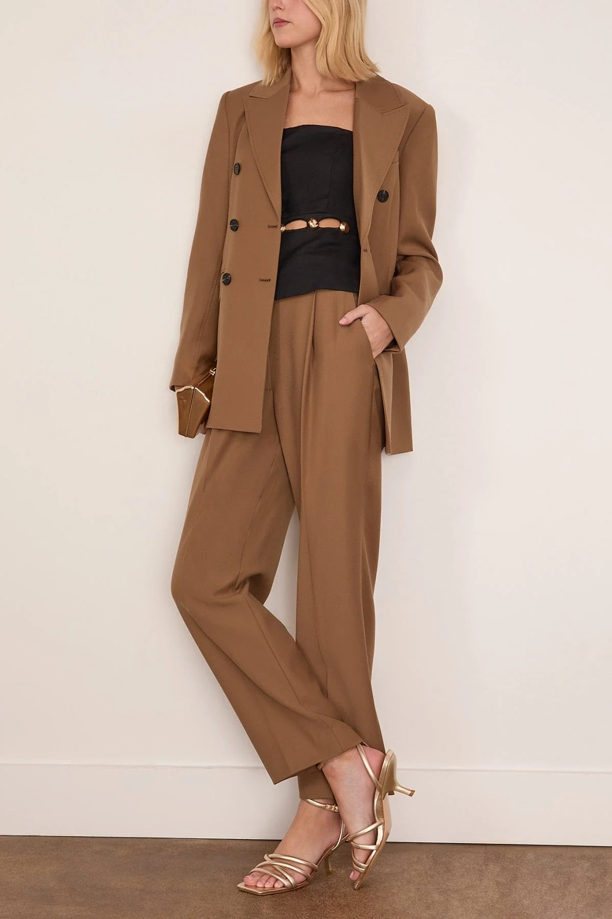 Otto Pant in Camel - Image 2