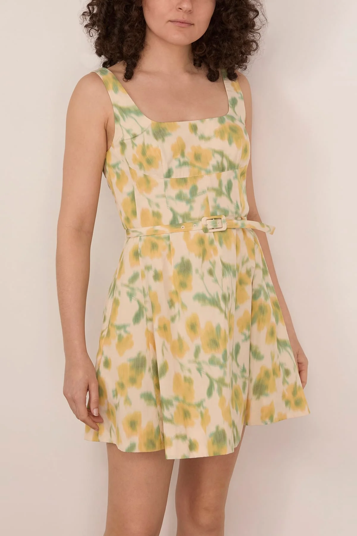 Paige Dress in Butter Multi - Image 3
