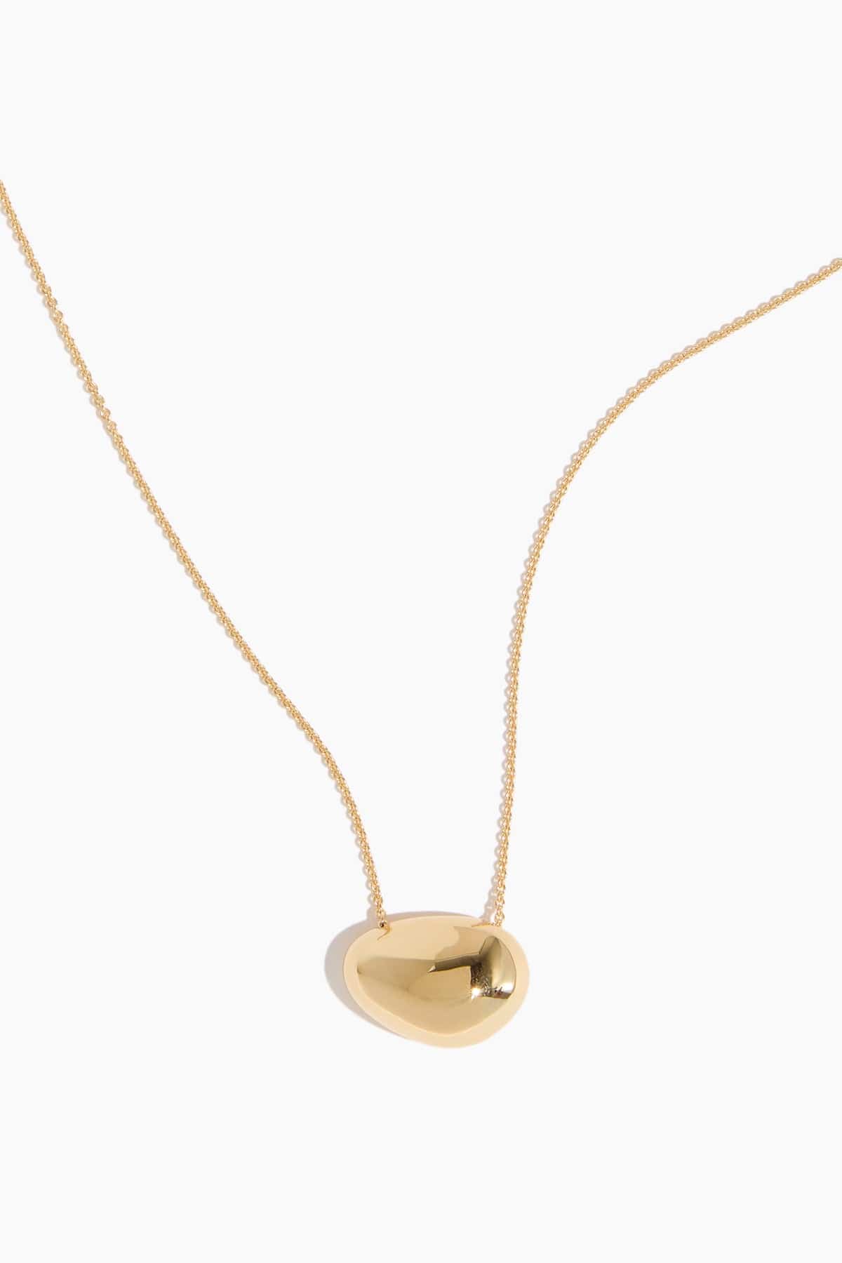 Pebble Necklace in Gold