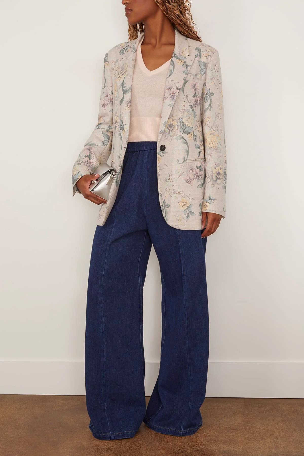 Peonia My Love Hopsack Jacket in Glicine - Image 2