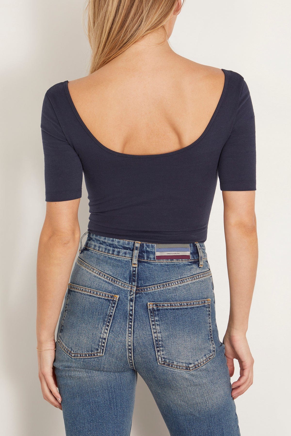 Pien Bodysuit in Navy - Image 4