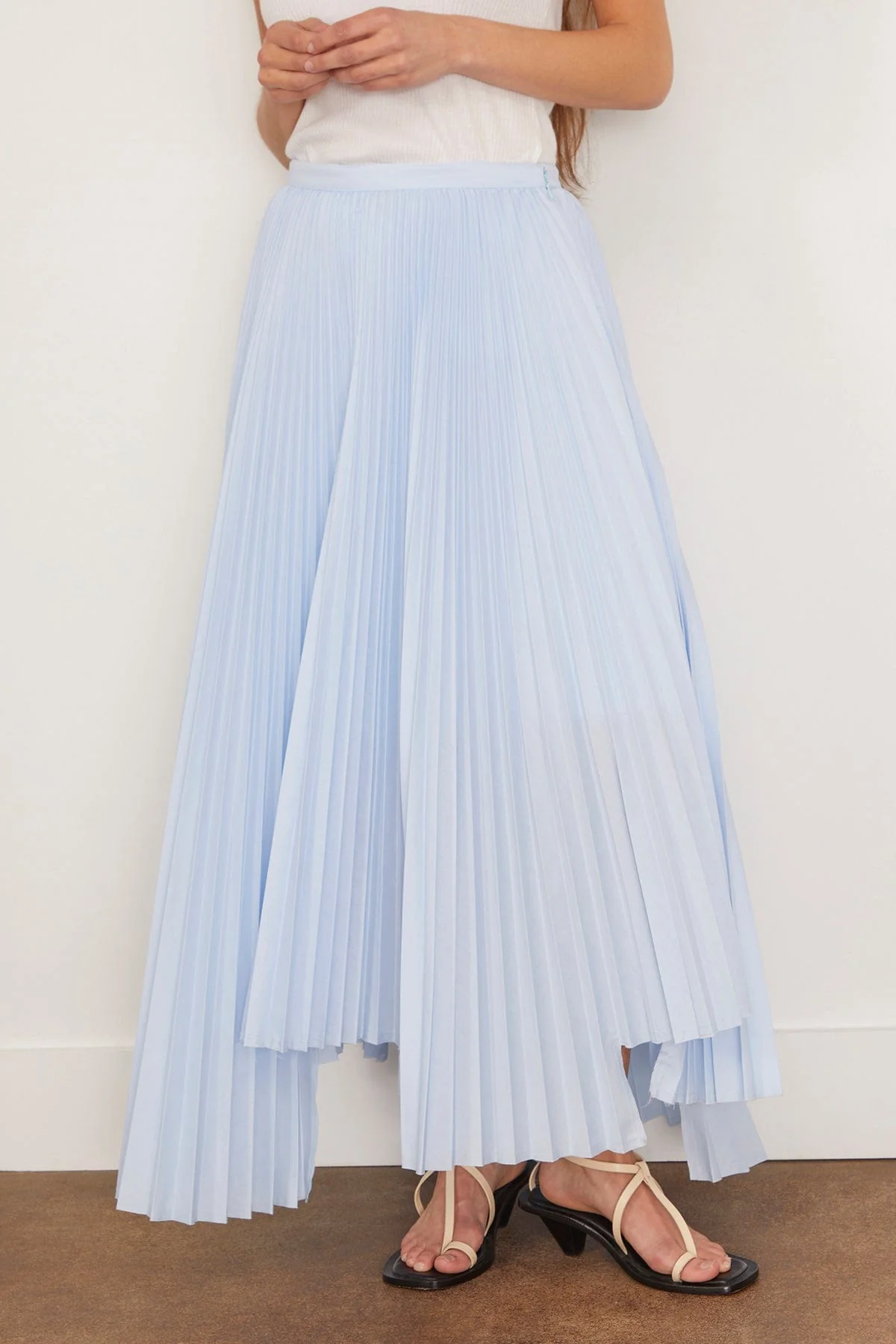 Pleated Skirt in Sky Blue - Image 5