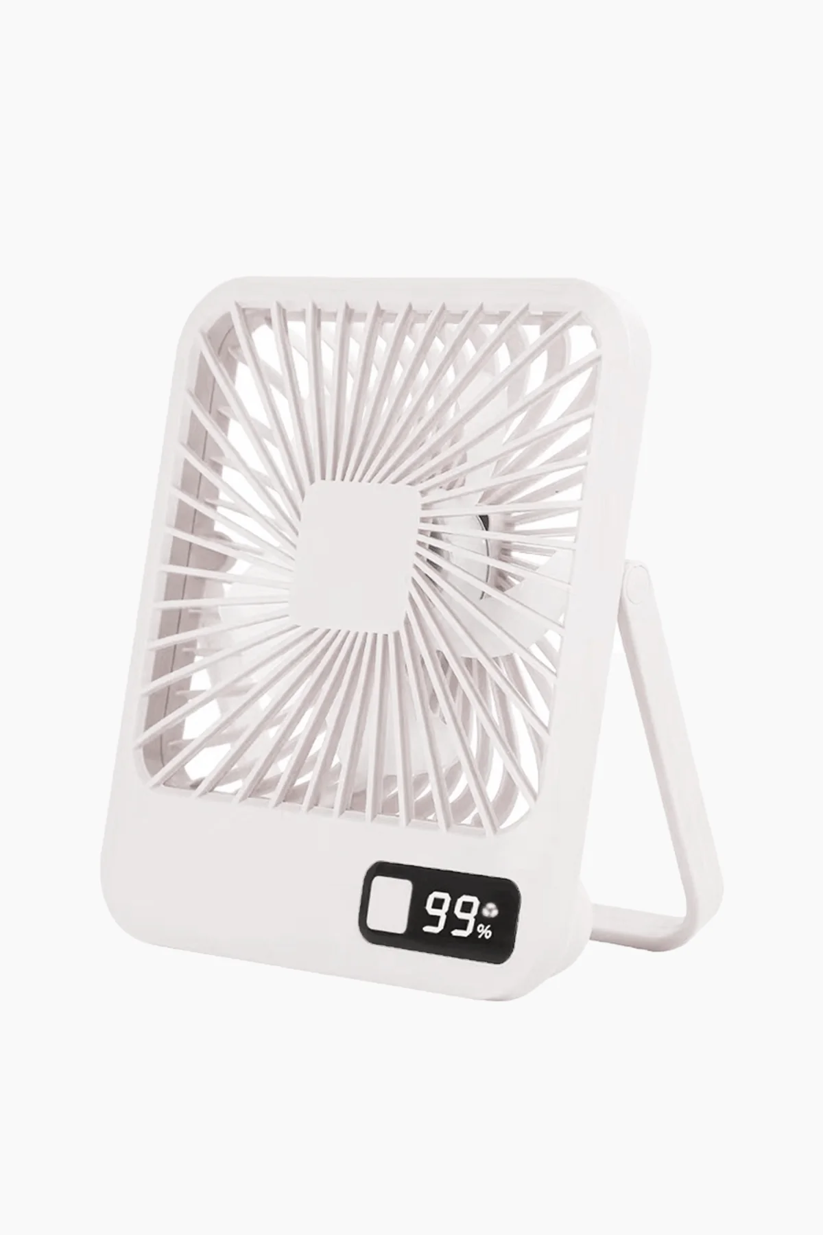 Portable Desk Fan in White