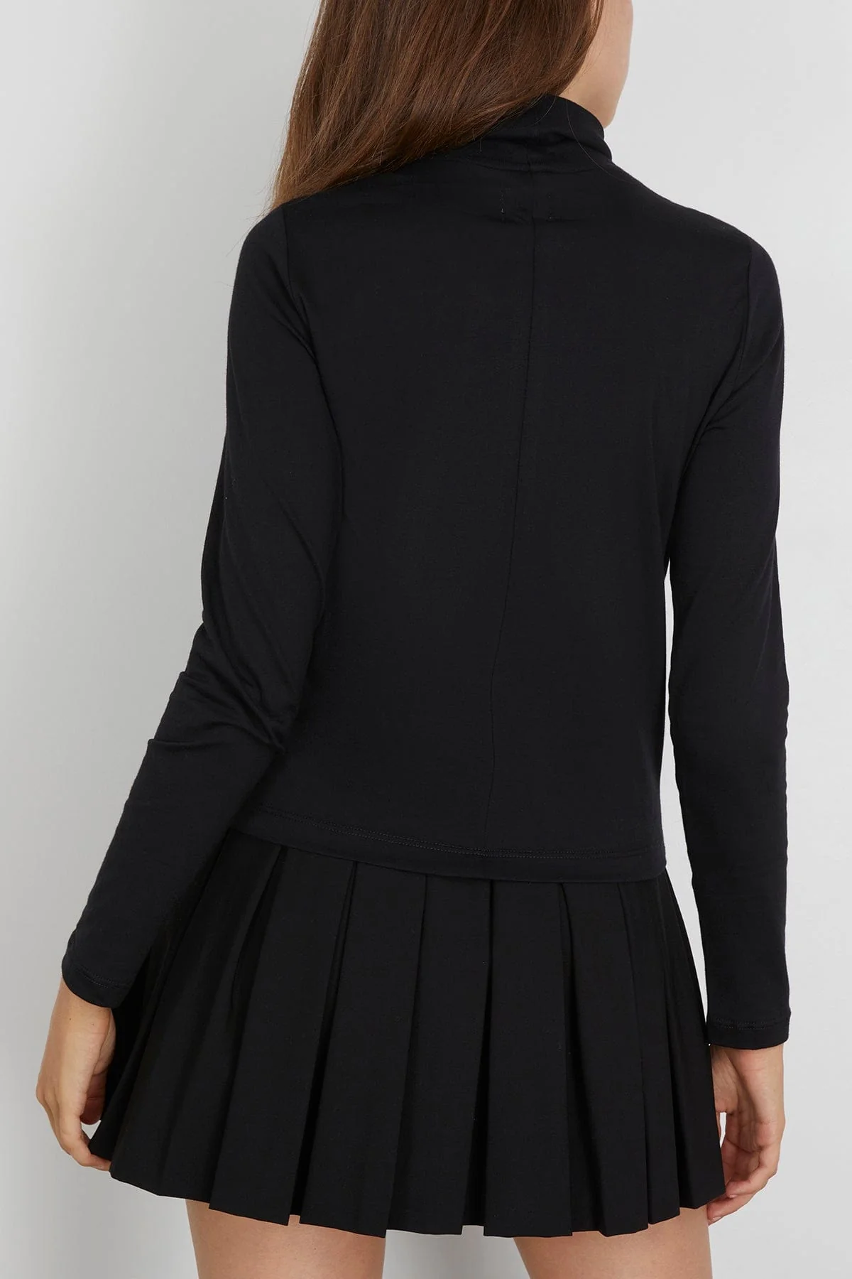 Prince Long Sleeve Turtleneck in Black - Image 4
